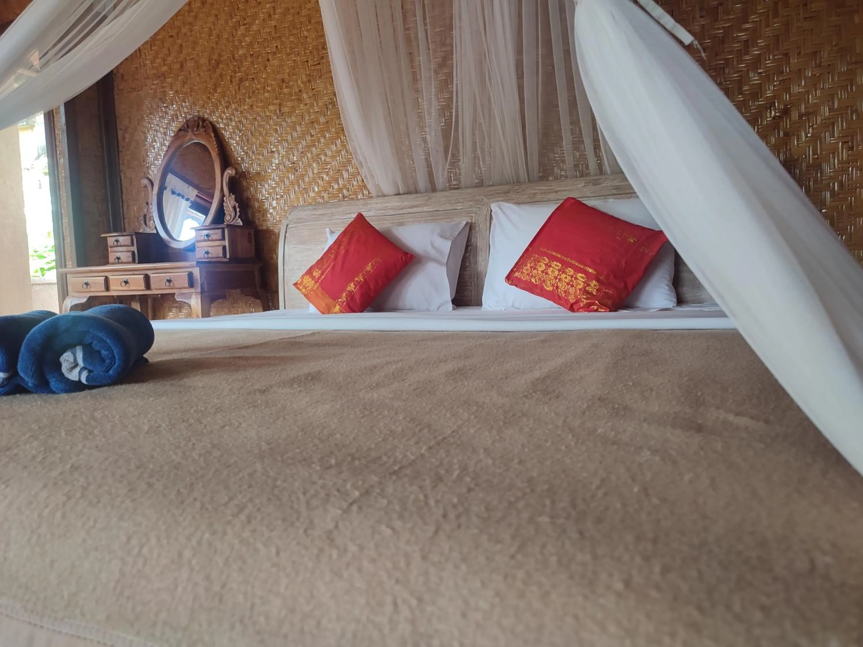 Bed in Sari Wangi Cottage