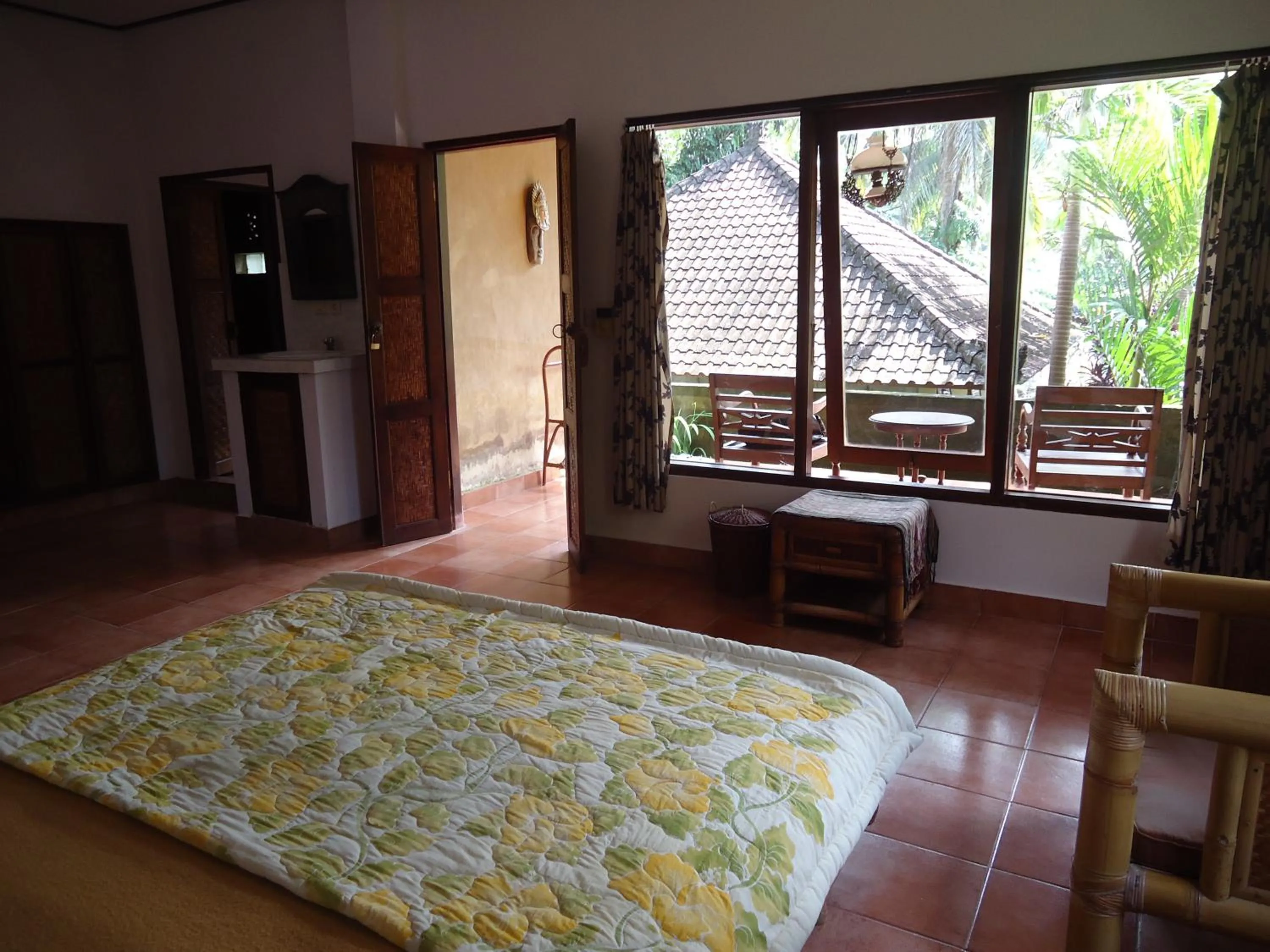 Bed in Sari Wangi Cottage