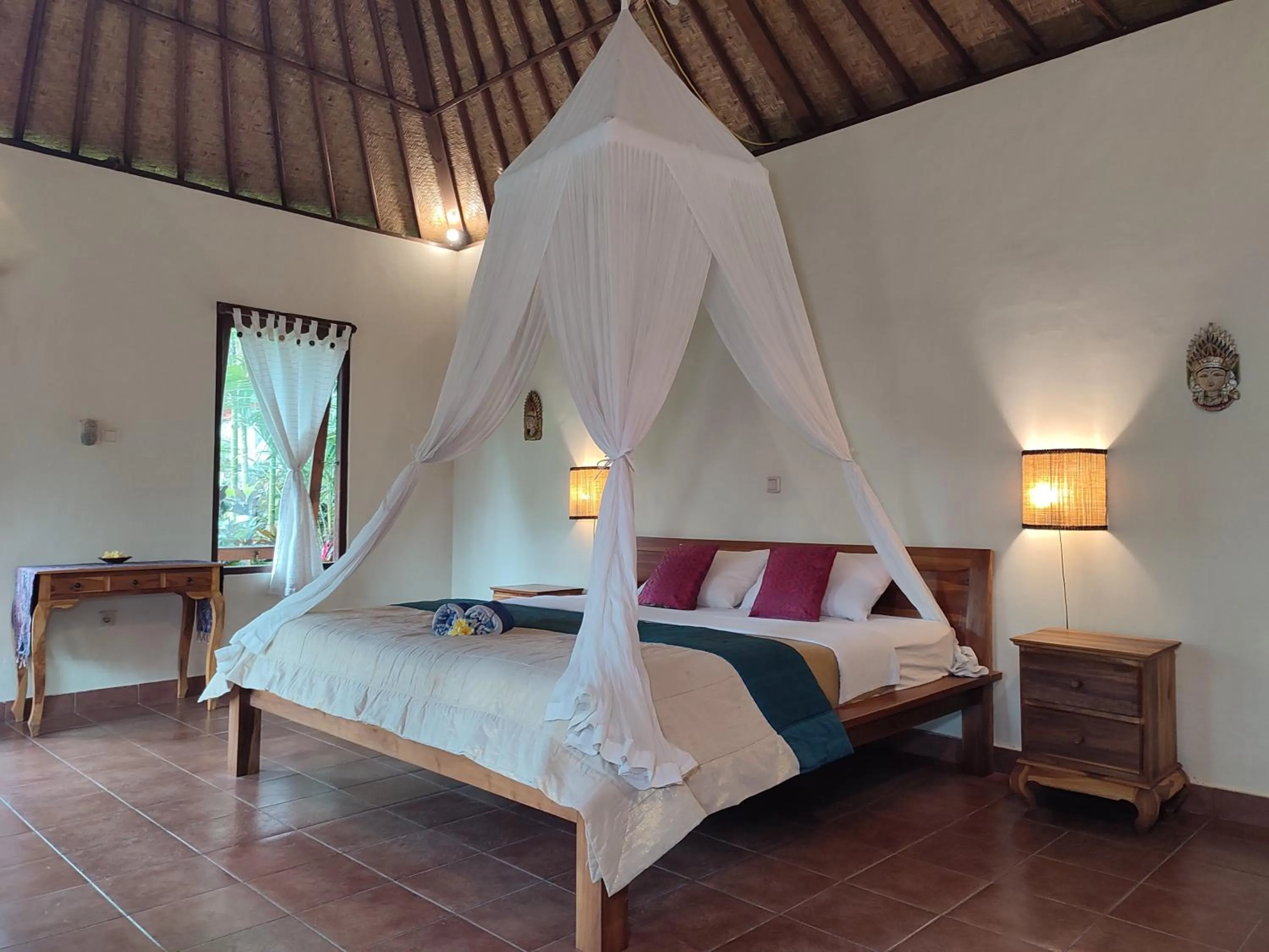 Bed in Sari Wangi Cottage