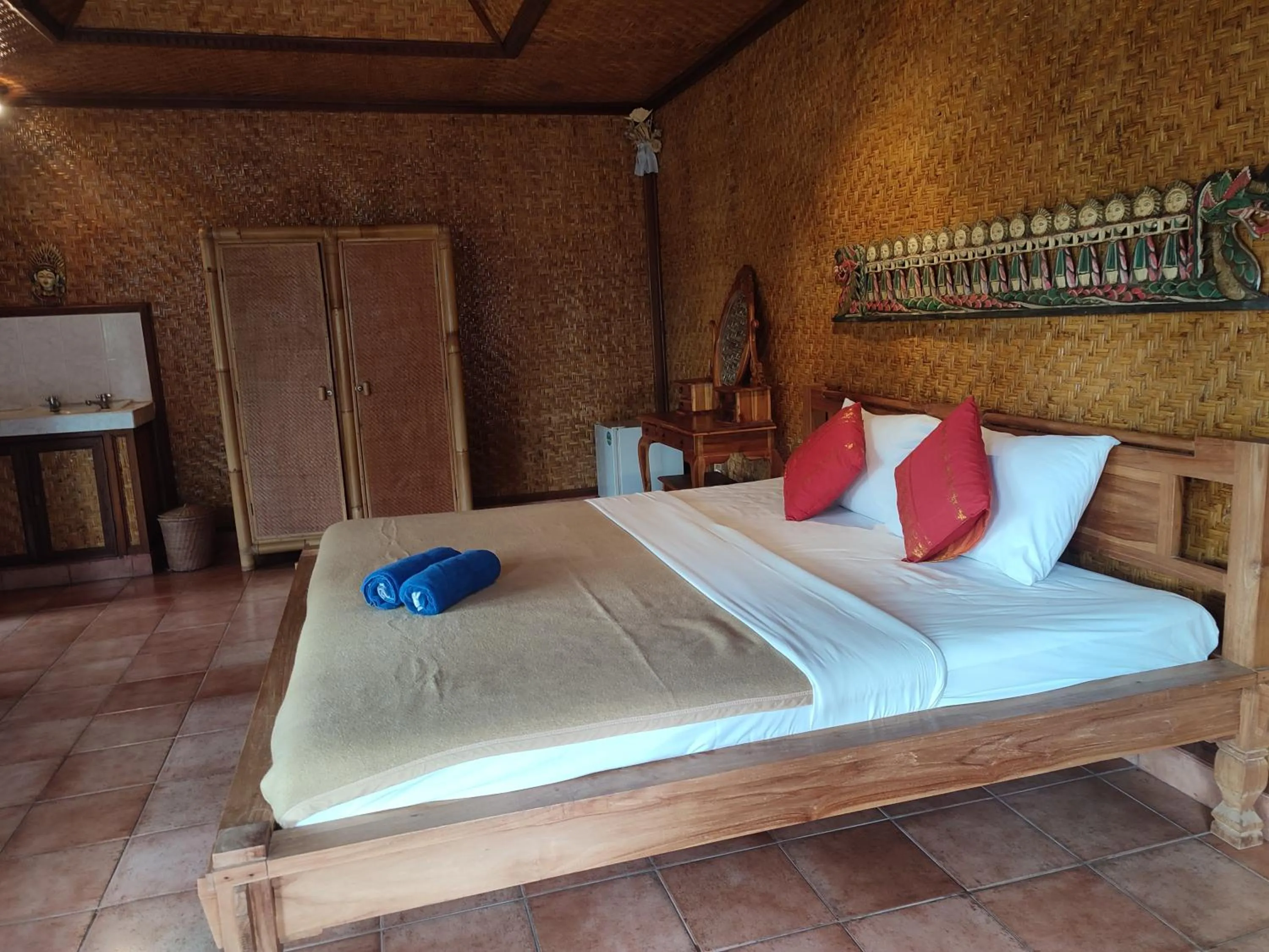 Bed in Sari Wangi Cottage