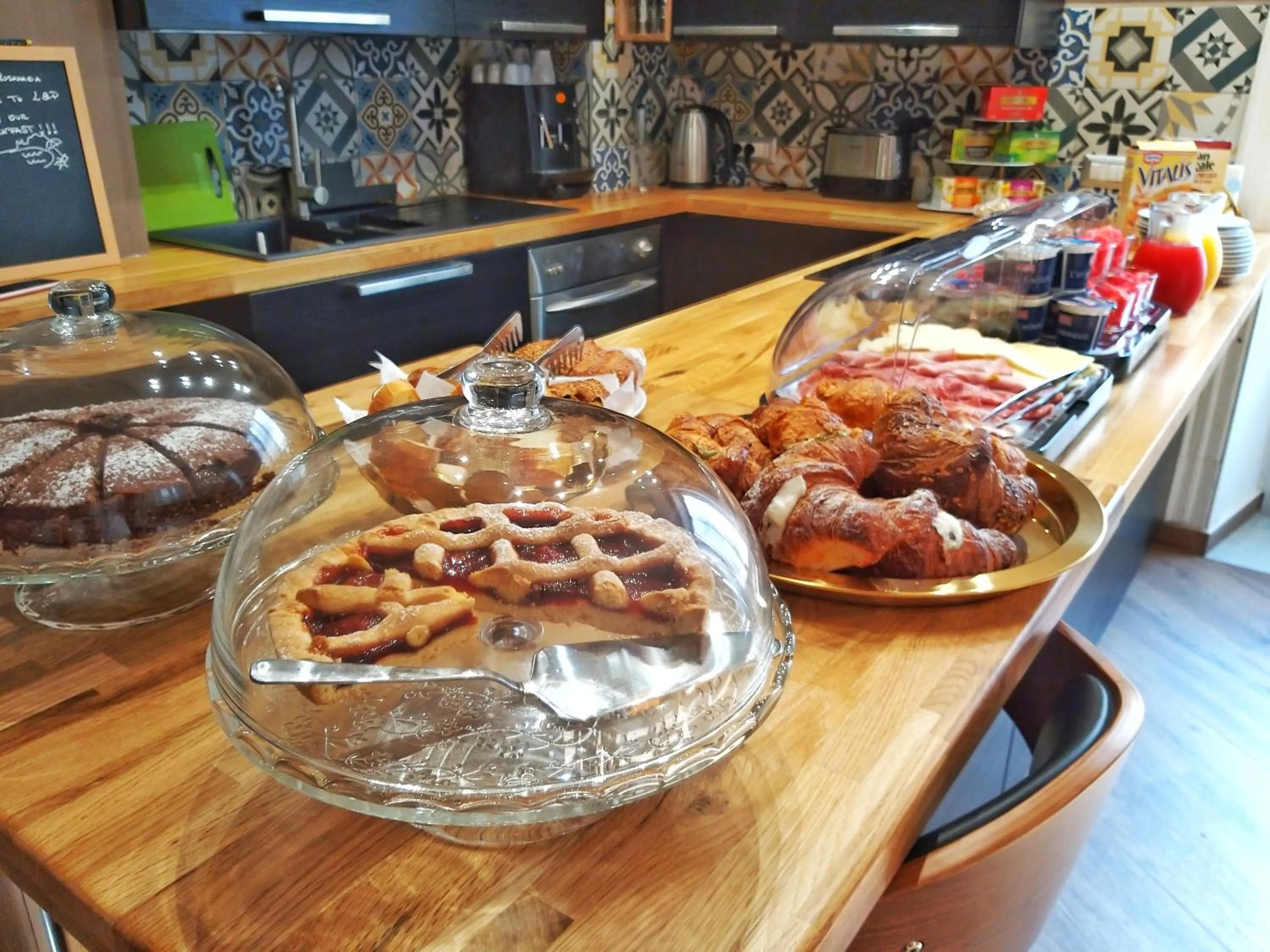 Food and drinks in Bed and Breakfast L&P