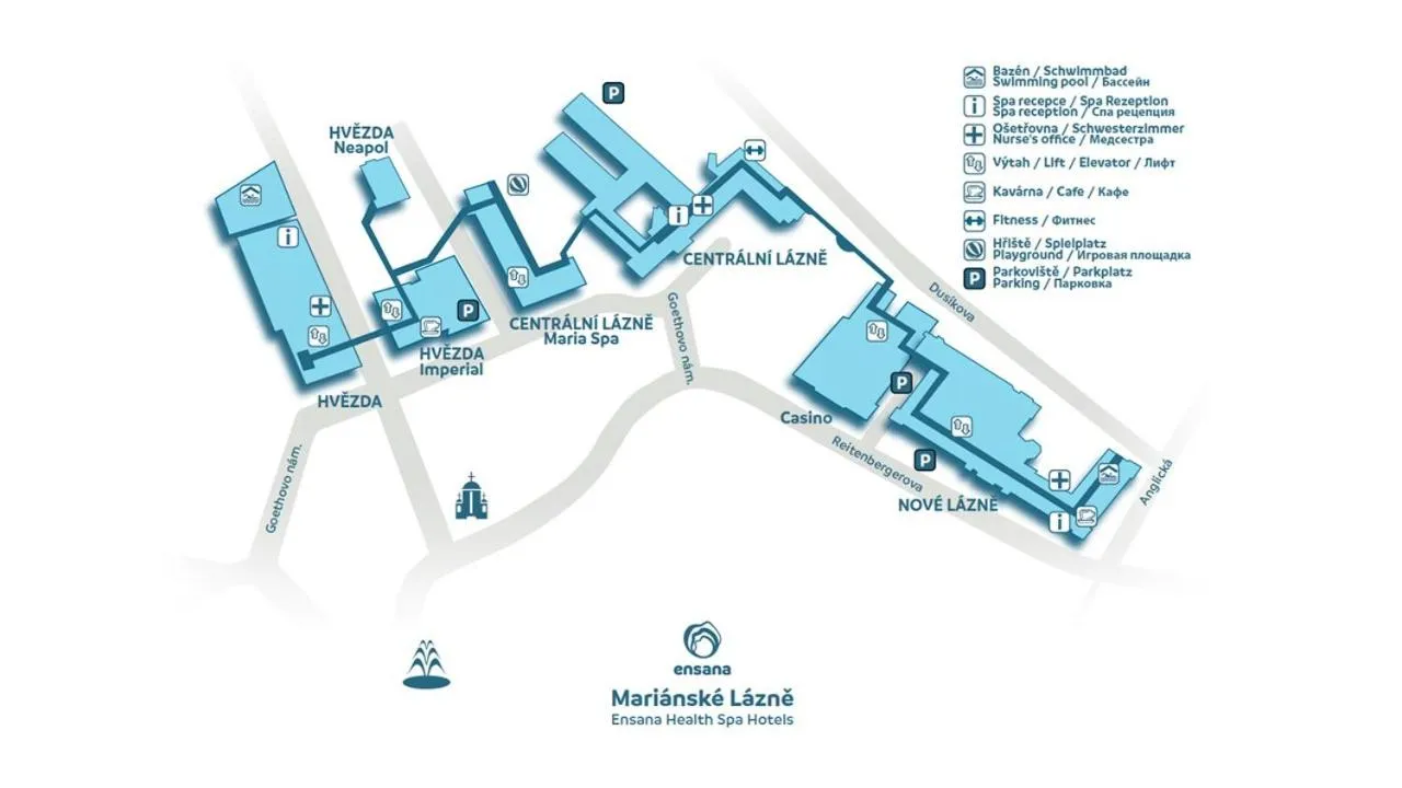 Property building in Ensana Nové Lázně