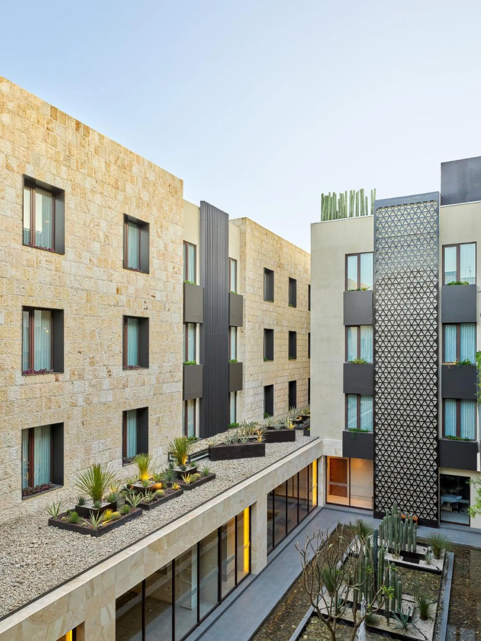 Inner courtyard view in Grand Fiesta Americana Oaxaca