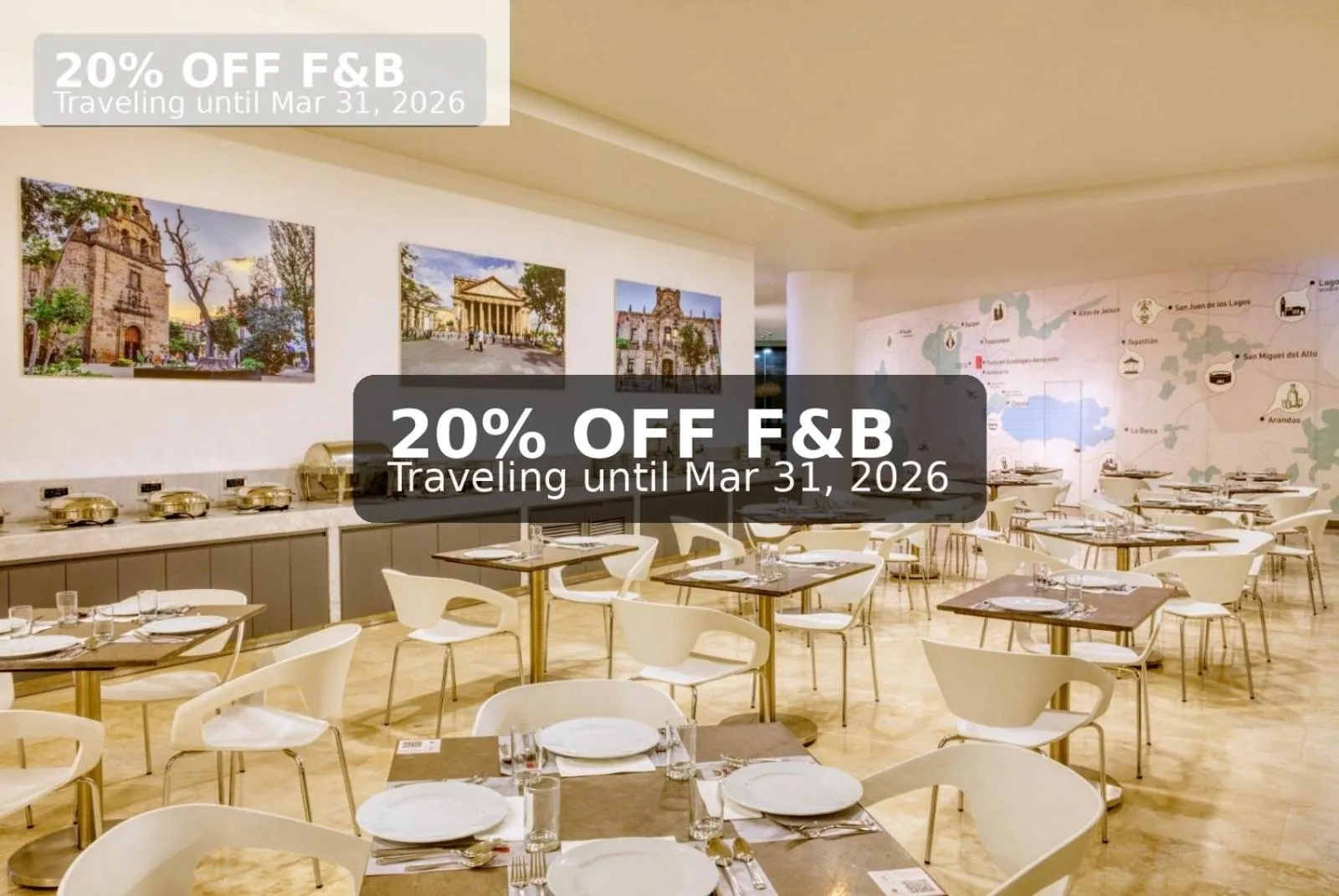 Breakfast in Fiesta Inn Guadalajara Aeropuerto