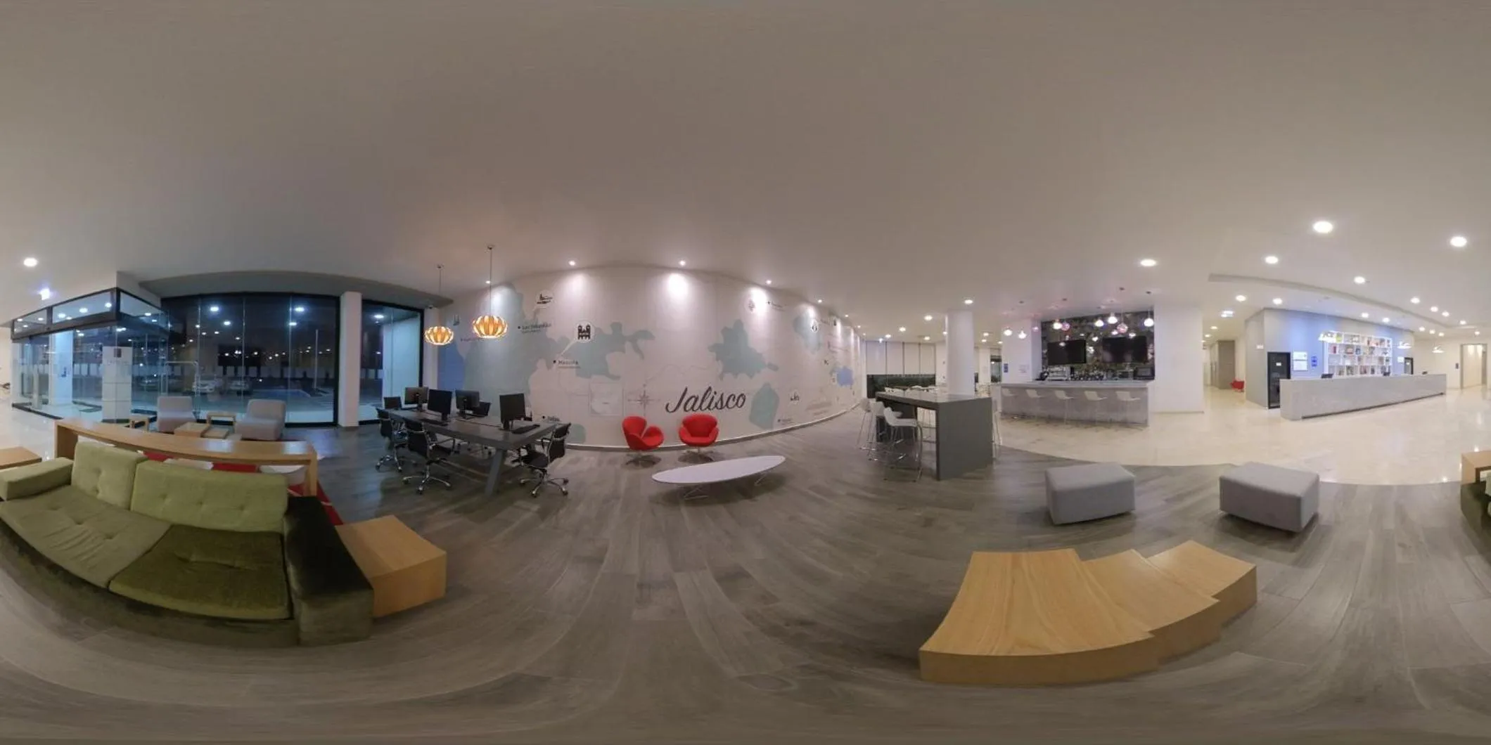 Lobby or reception in Fiesta Inn Guadalajara Aeropuerto