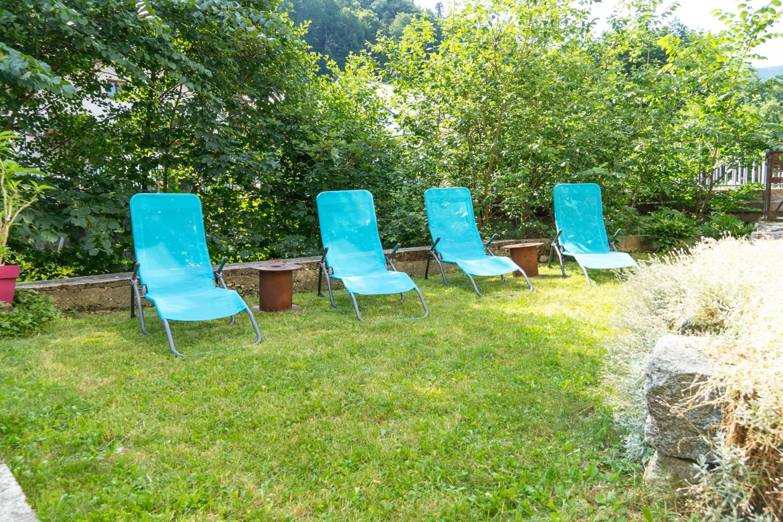 Patio in Chambres d'hôtes A la Fecht Nature et Bien-être