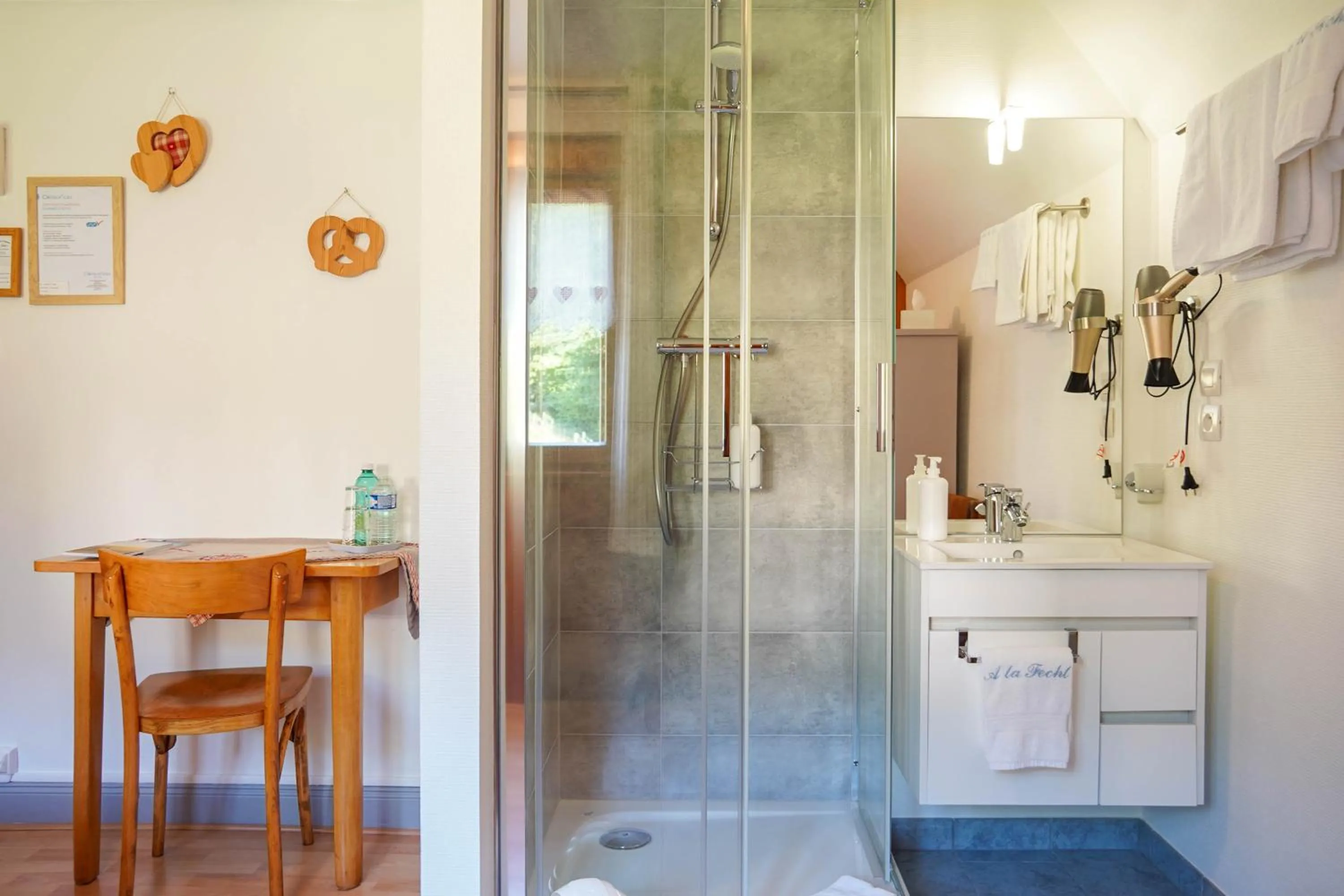 Bathroom in Chambres d'hôtes A la Fecht Nature et Bien-être