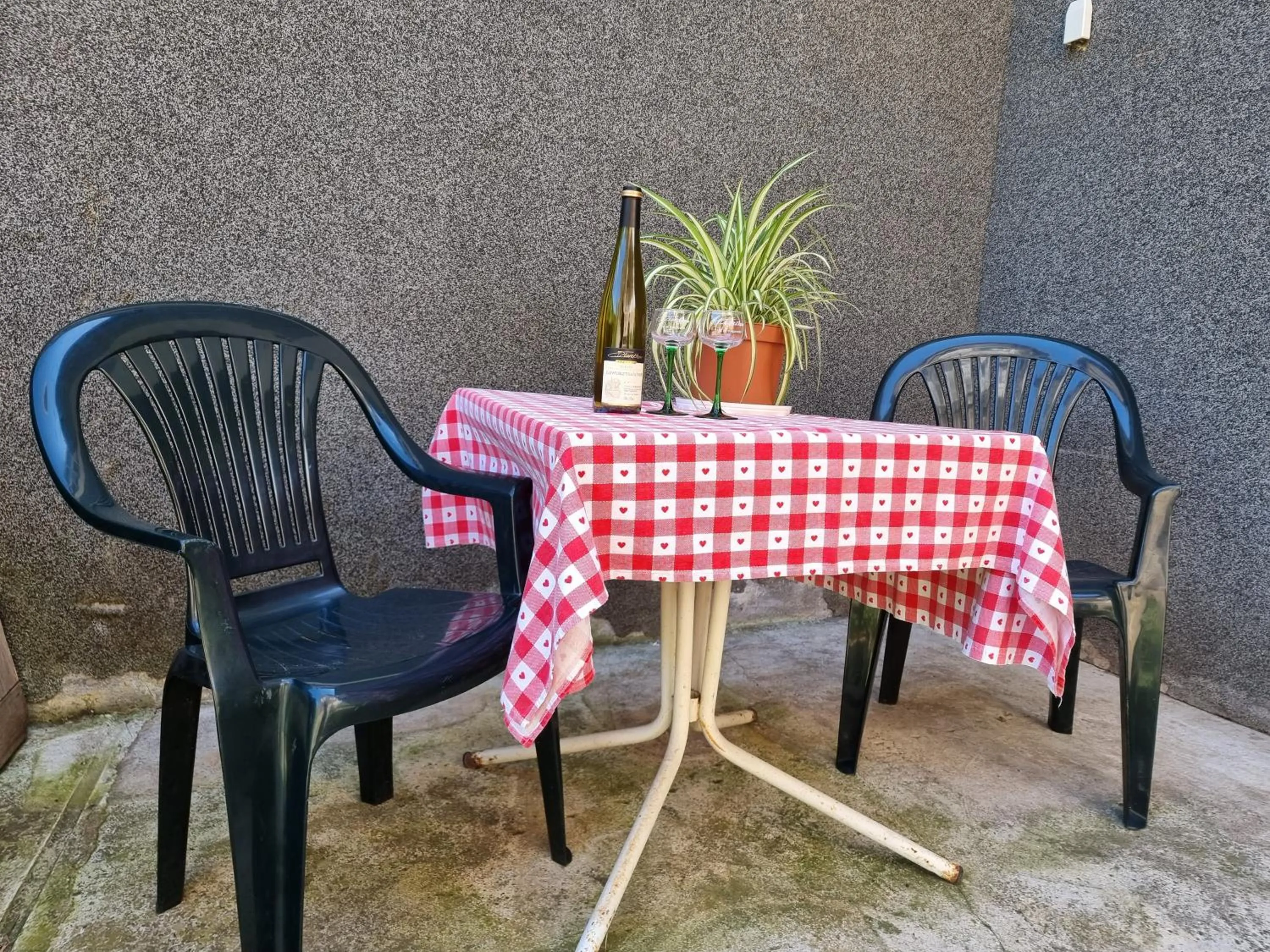Seating area in Chambres d'hôtes A la Fecht Nature et Bien-être