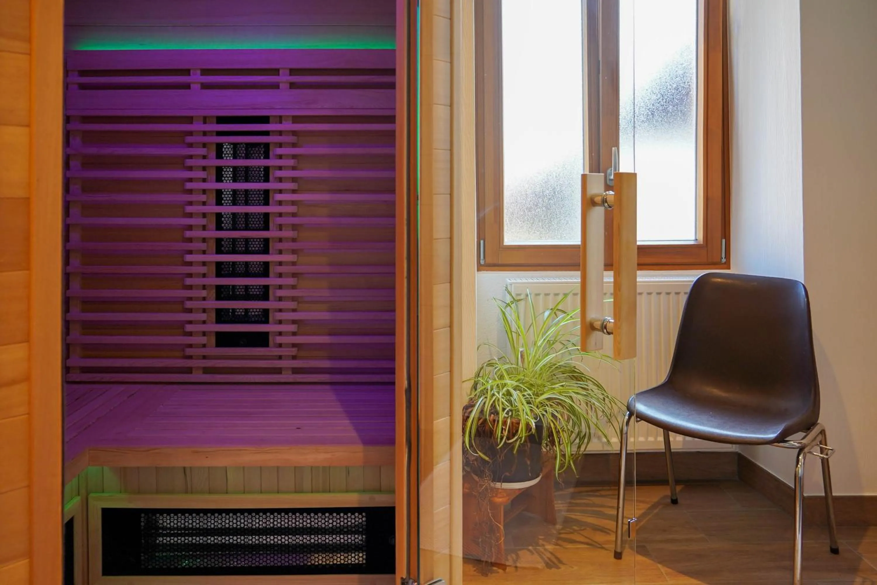 Sauna in Chambres d'hôtes A la Fecht Nature et Bien-être