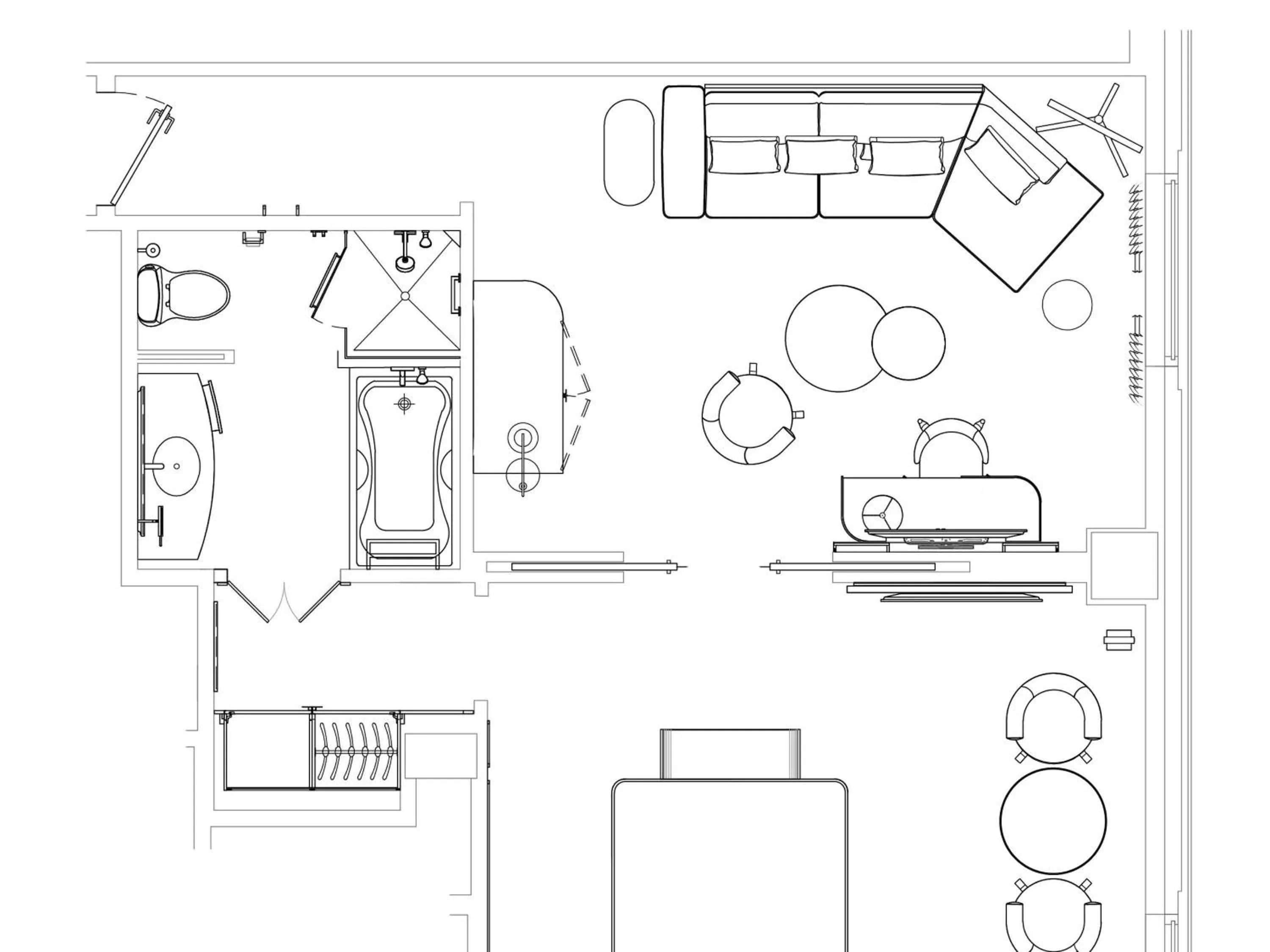 Bedroom in Sofitel New York