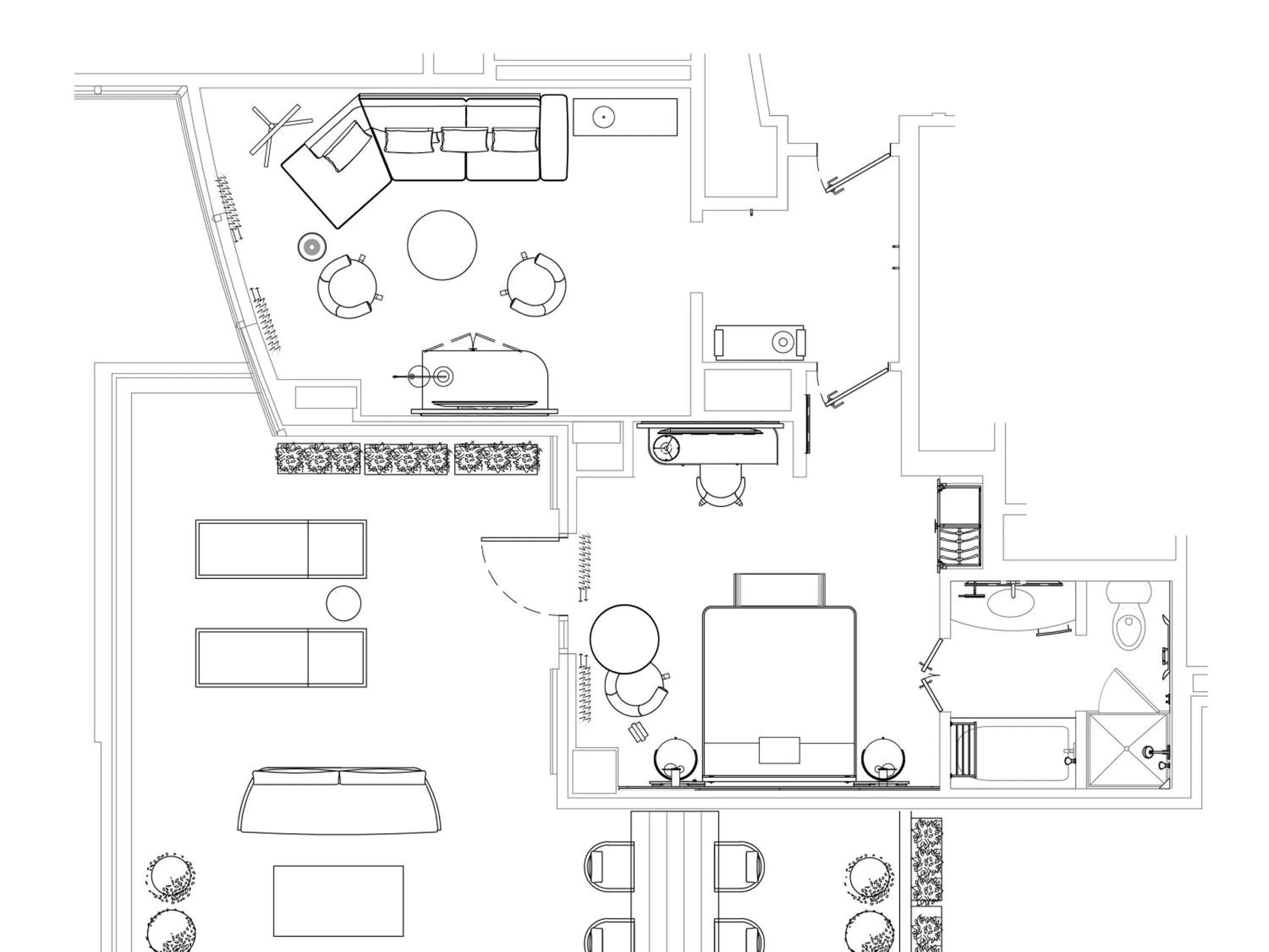 Bedroom in Sofitel New York