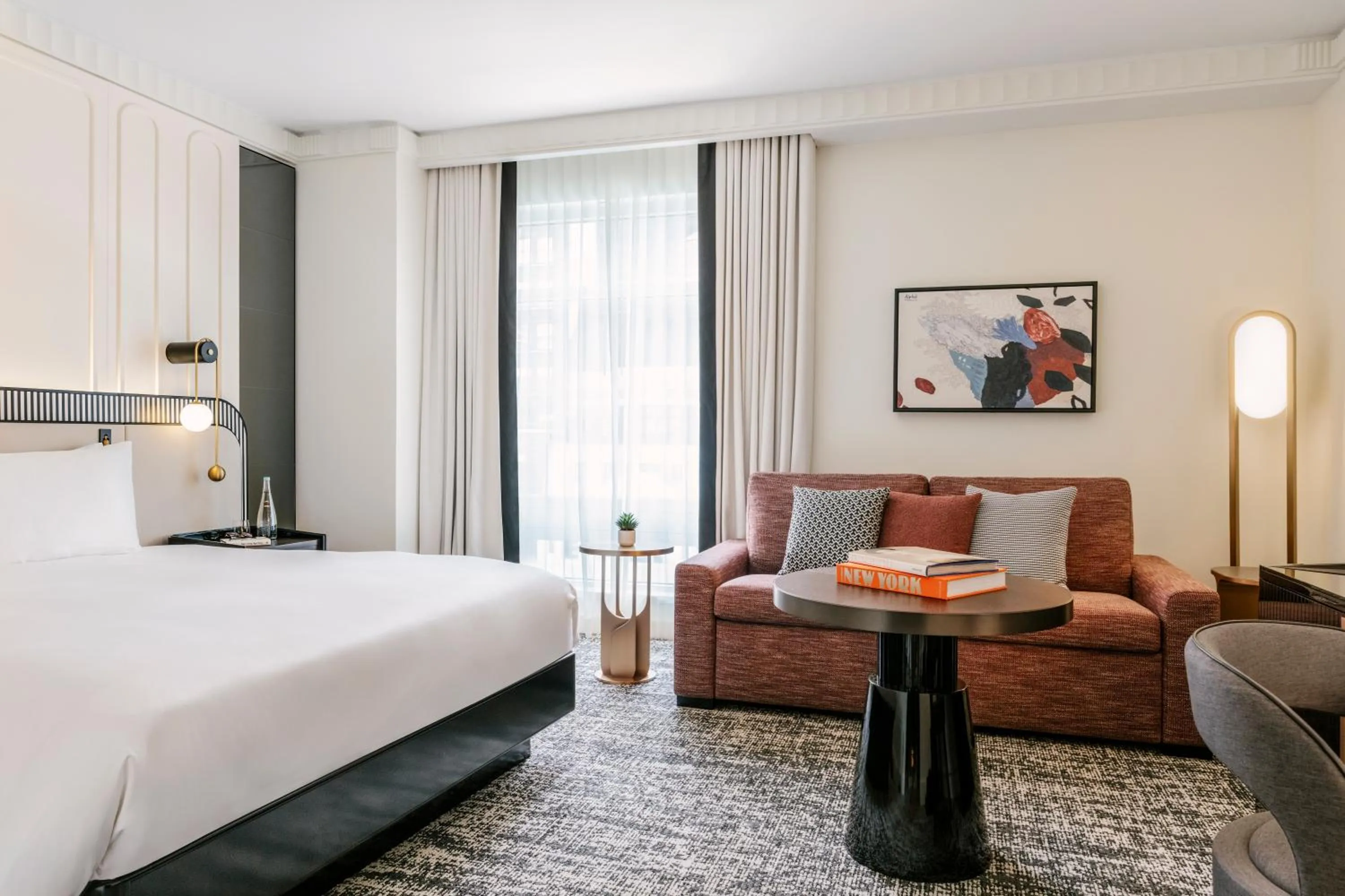 Bedroom, Bed in Sofitel New York