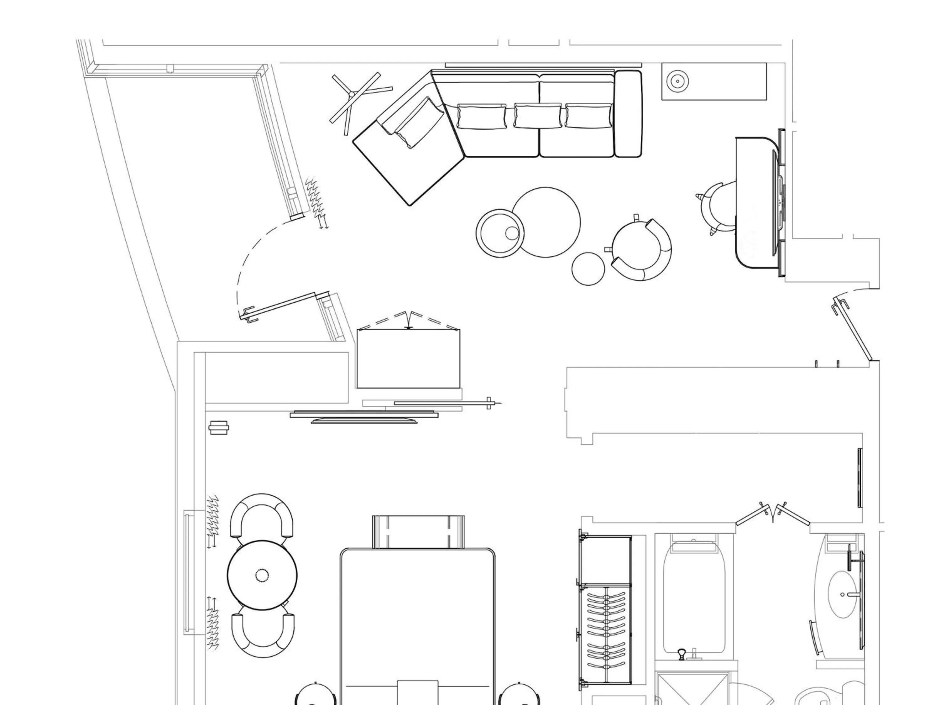 Bedroom in Sofitel New York