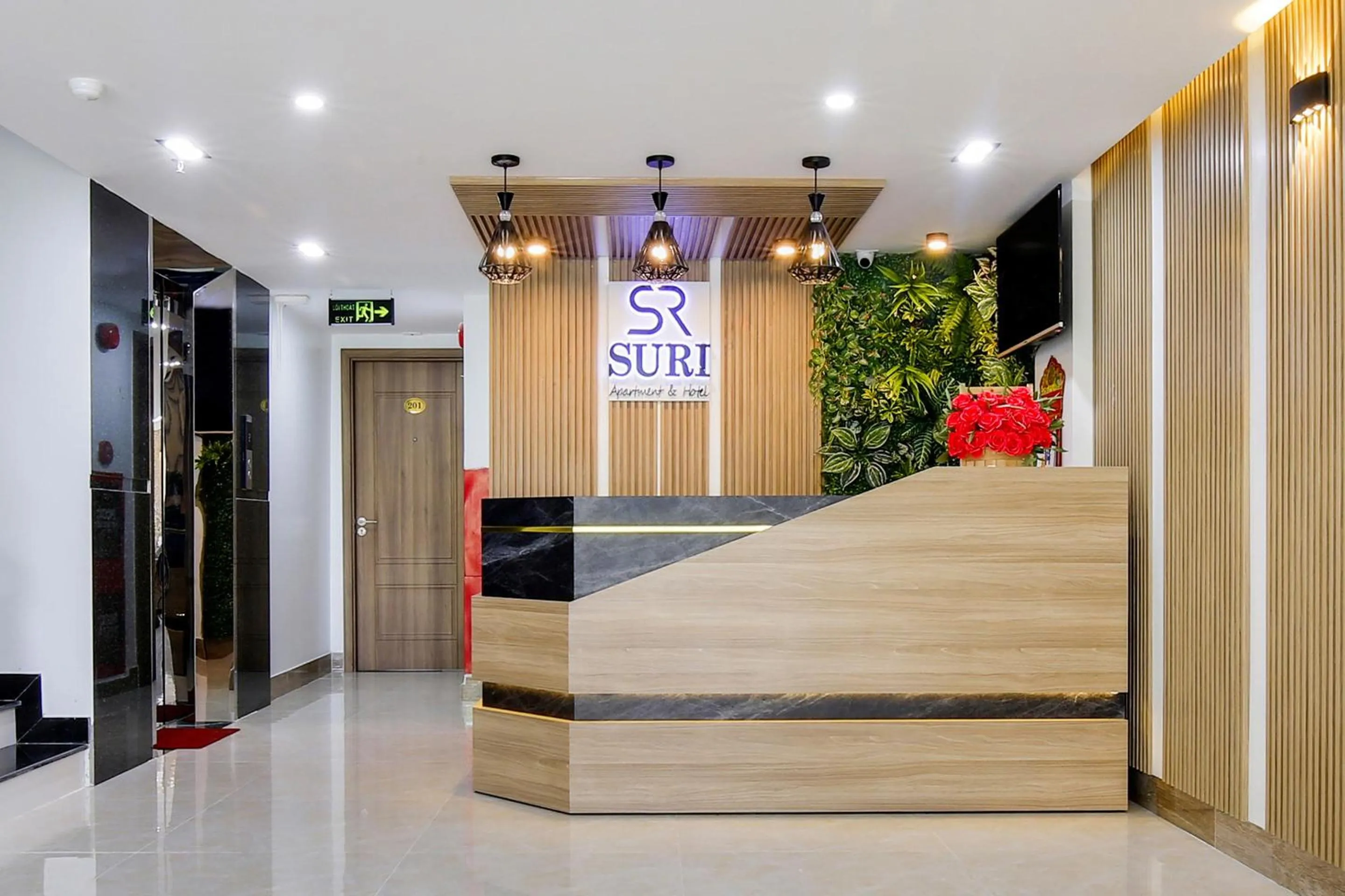 Lobby or reception, Bed in Suri Apartment & Hotel Danang