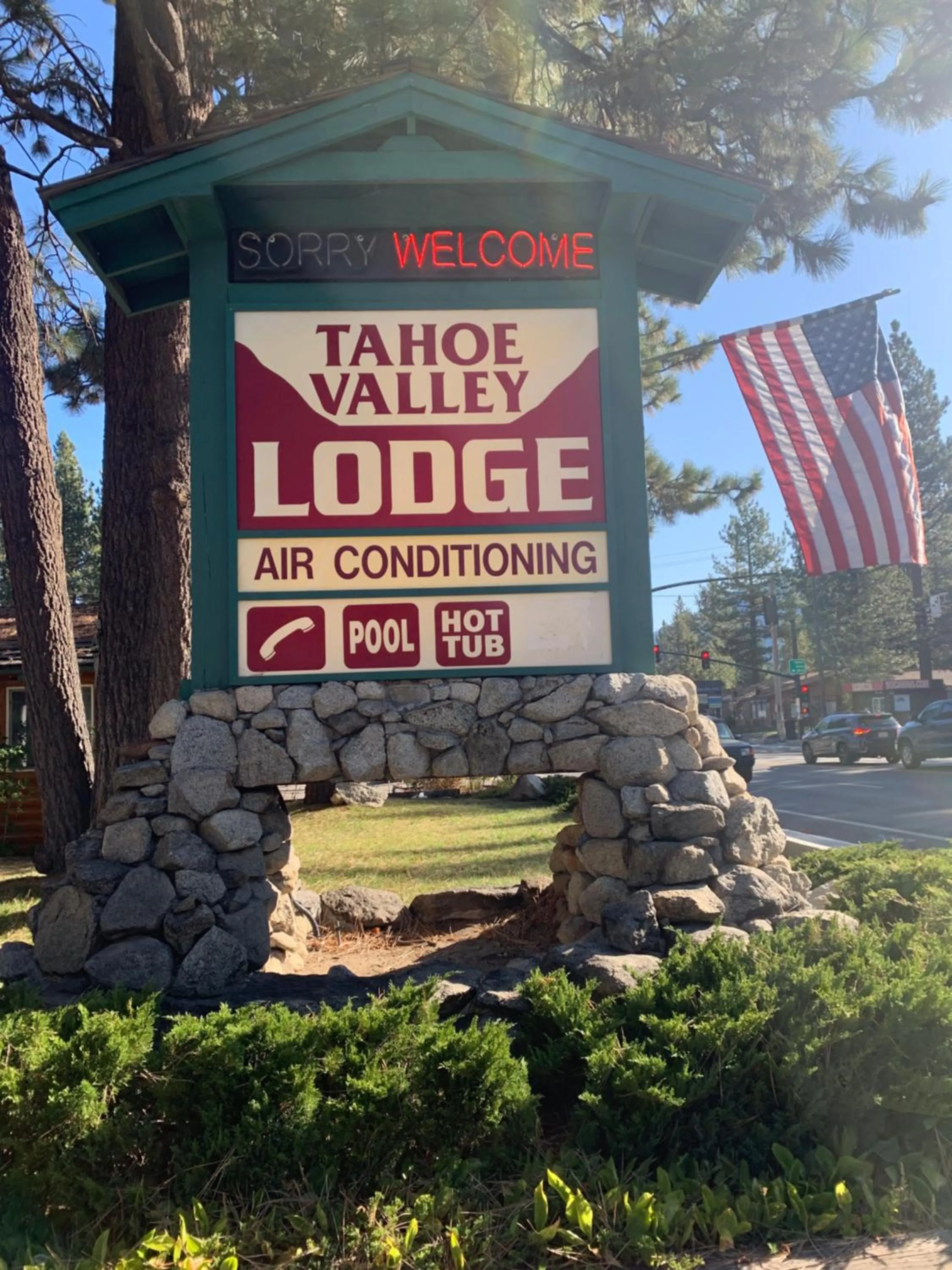 Property logo or sign in Tahoe Valley Lodge