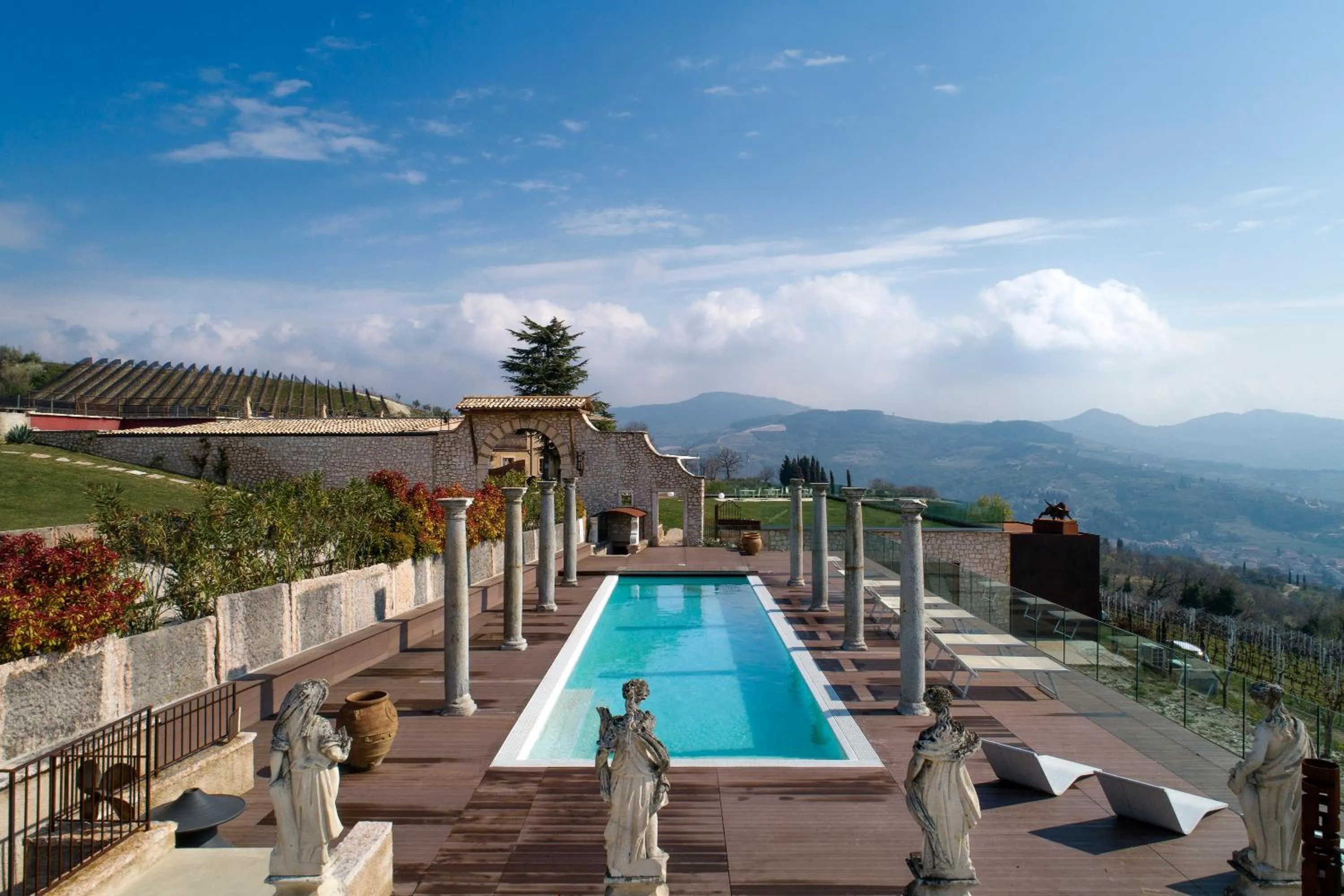 Natural landscape in Tenuta Le Cave