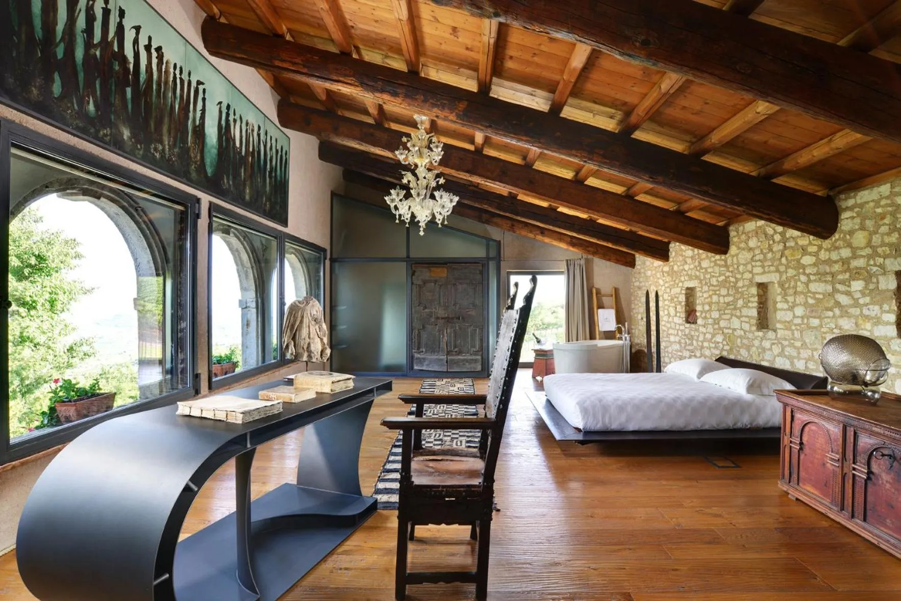 Photo of the whole room, Bed in Tenuta Le Cave