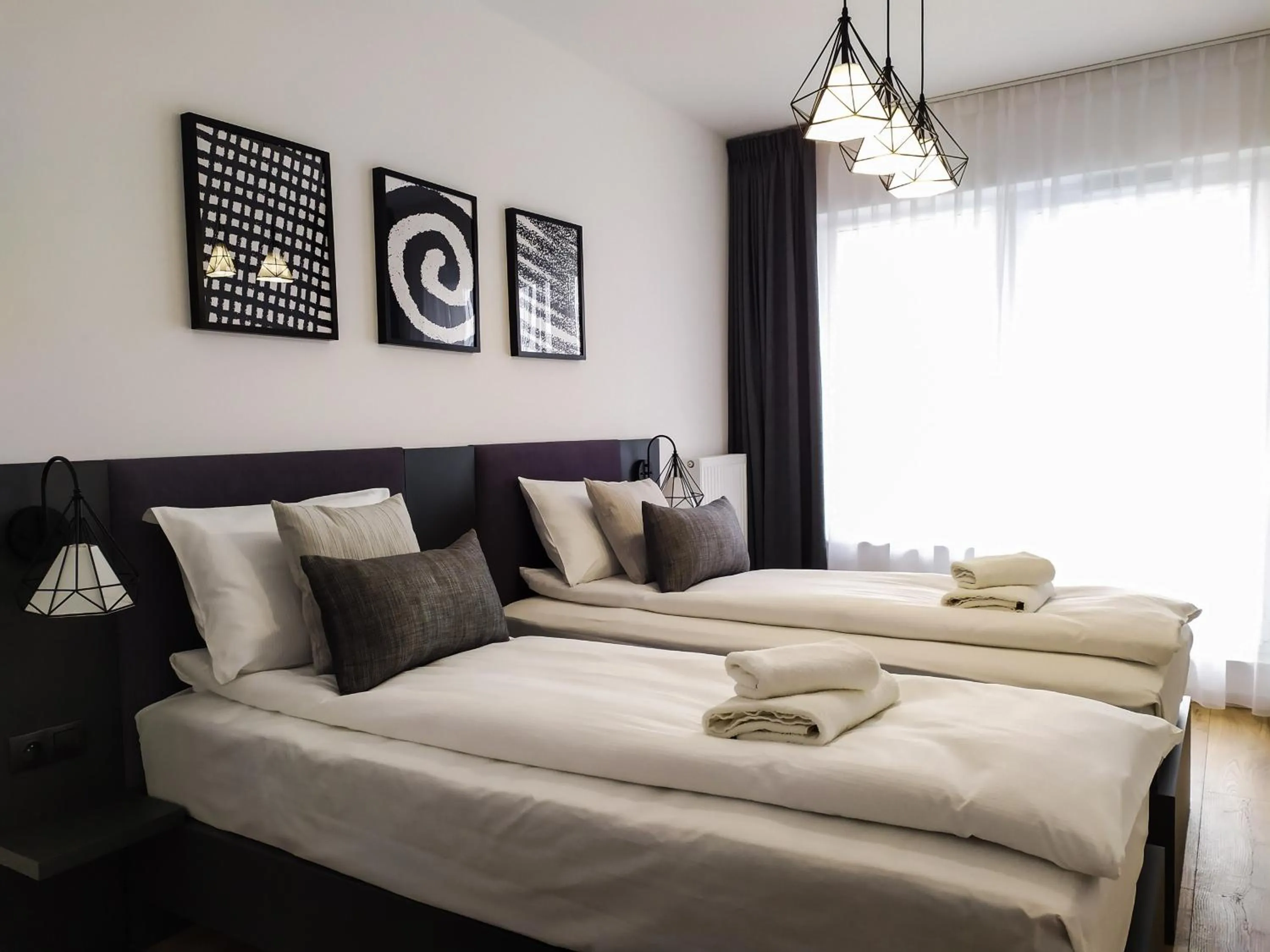 Bedroom, Bed in Symphony Baltica Towers Apartamenty