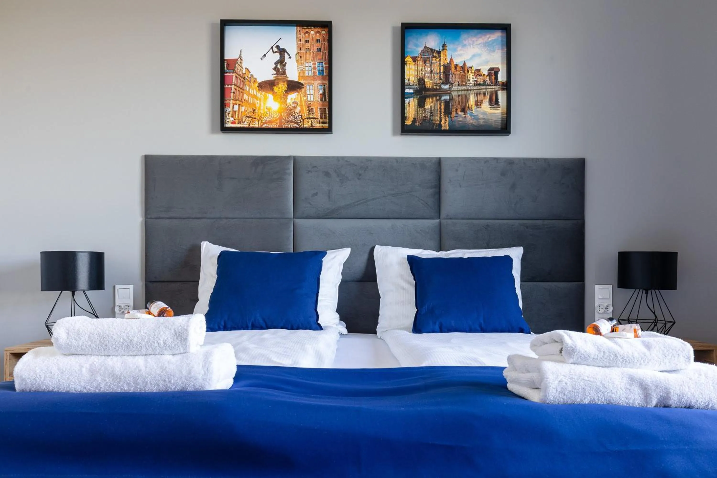 Bedroom, Bed in Symphony Baltica Towers Apartamenty