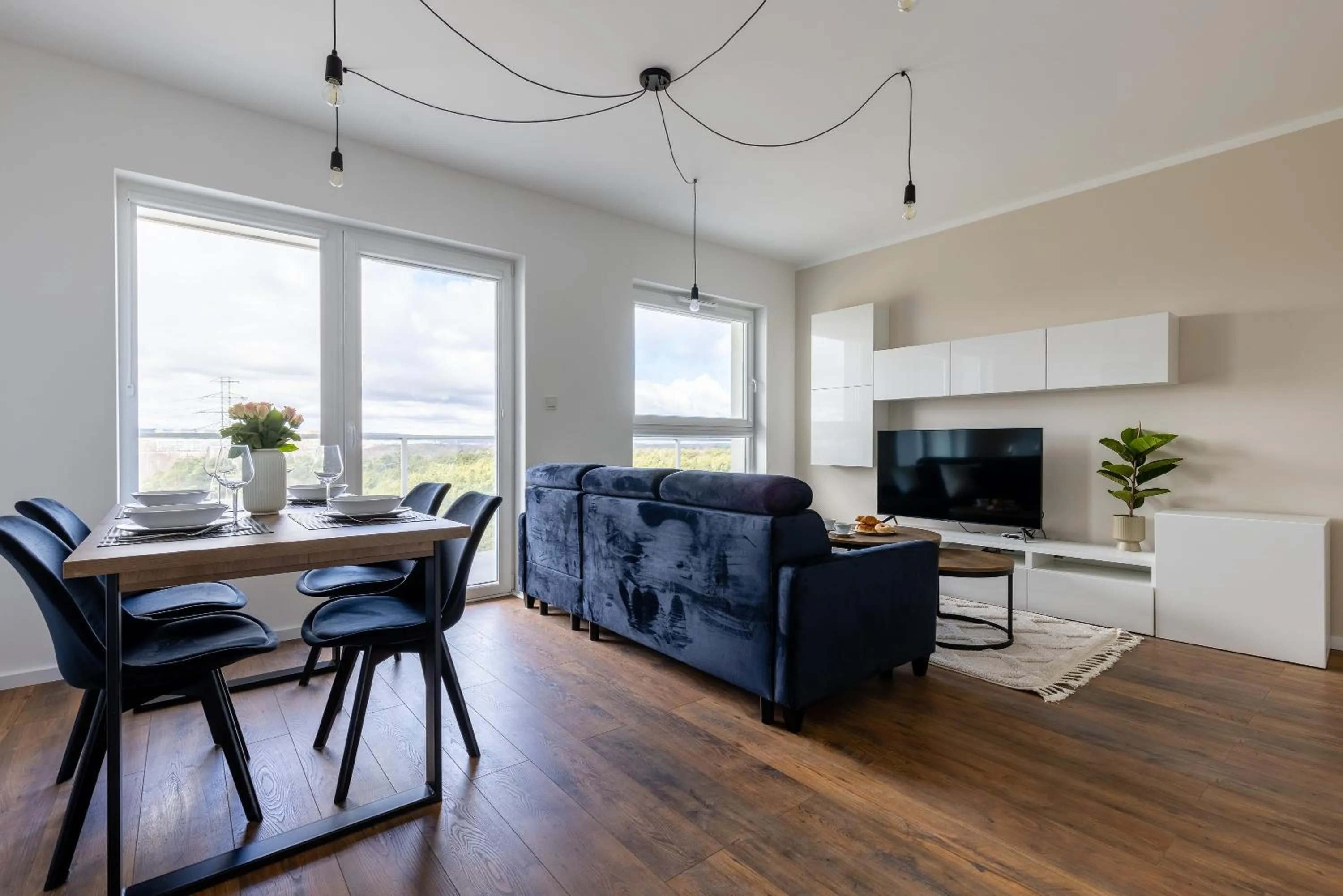 Living room in Symphony Baltica Towers Apartamenty