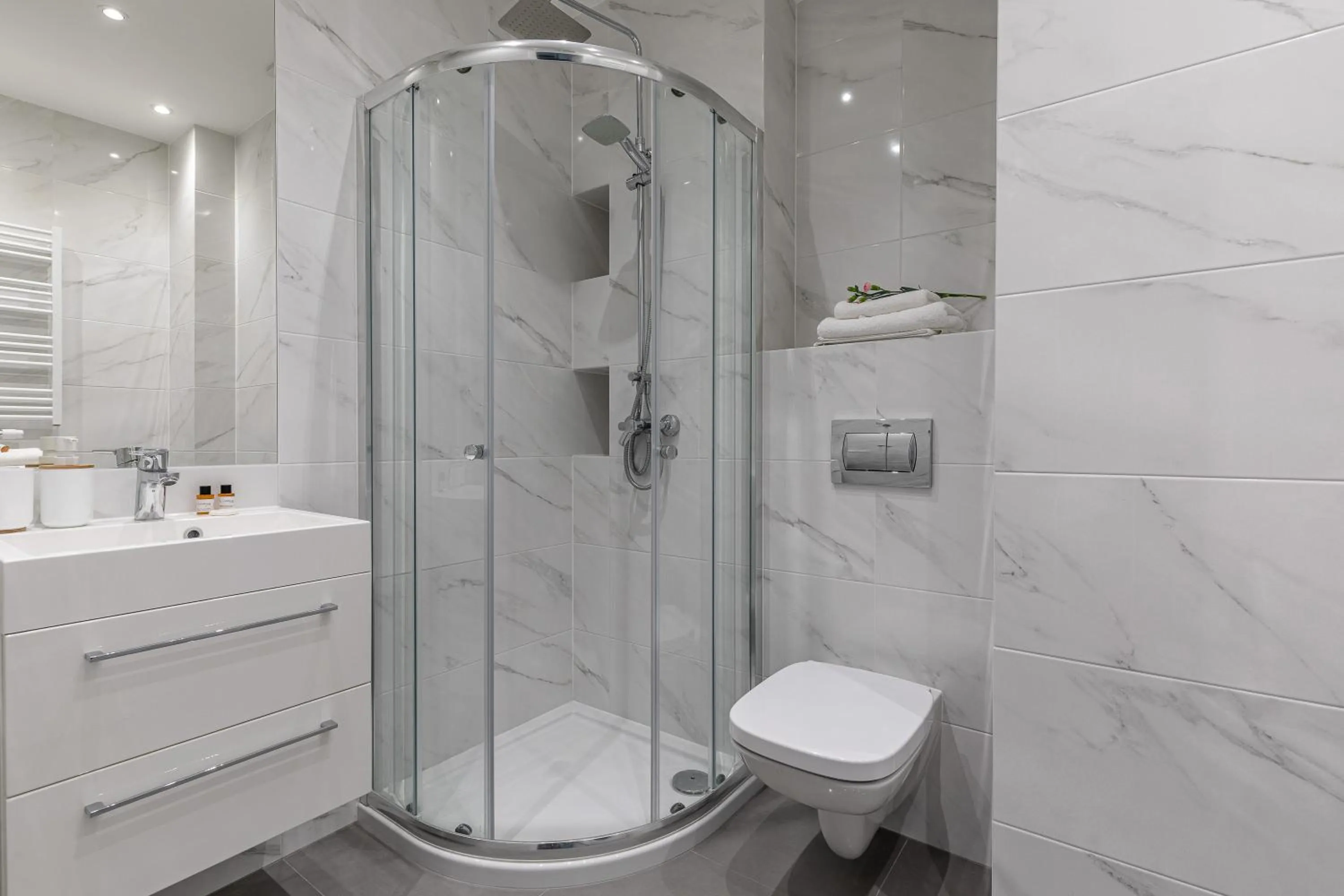 Bathroom in Symphony Baltica Towers Apartamenty