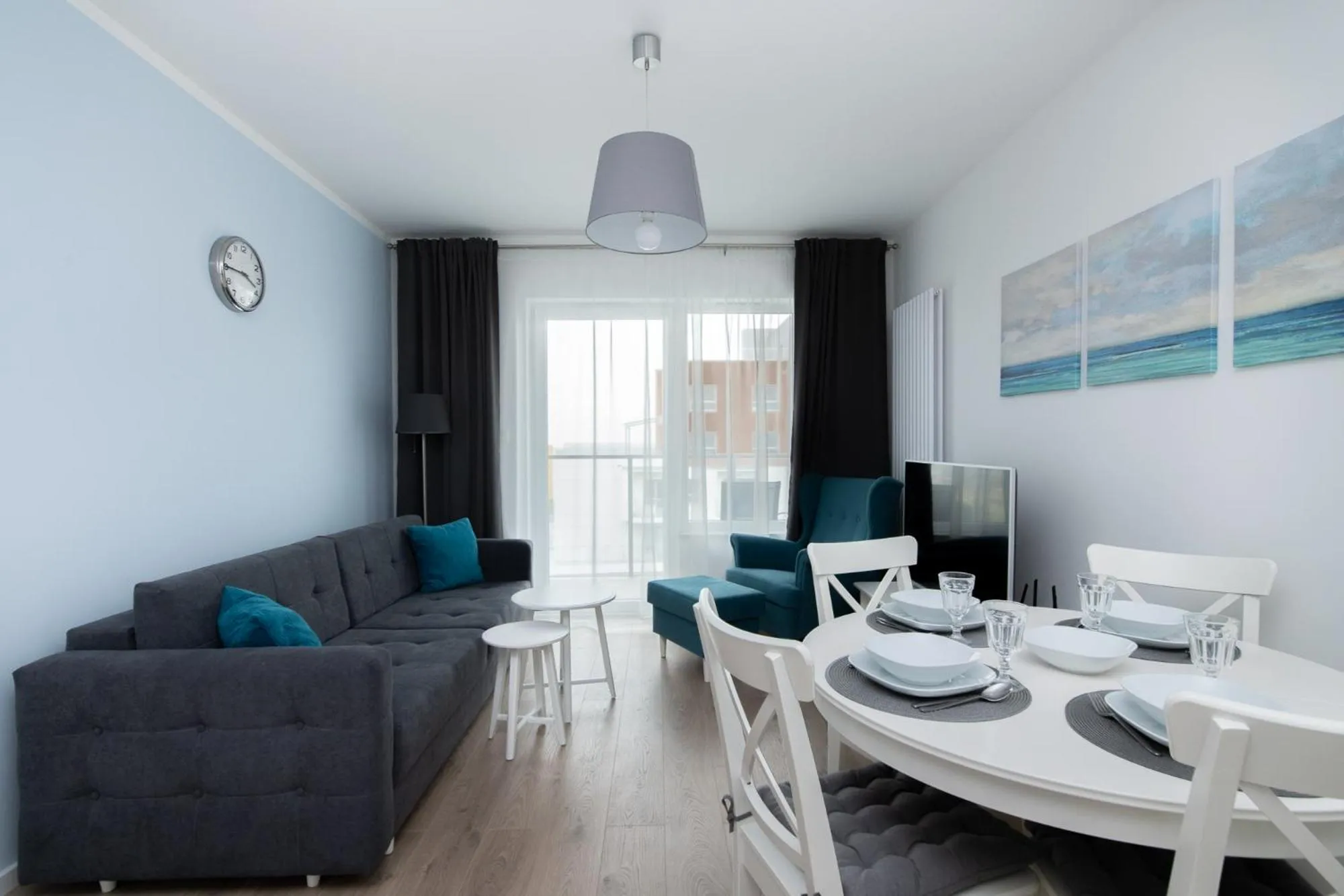 Living room in Symphony Baltica Towers Apartamenty