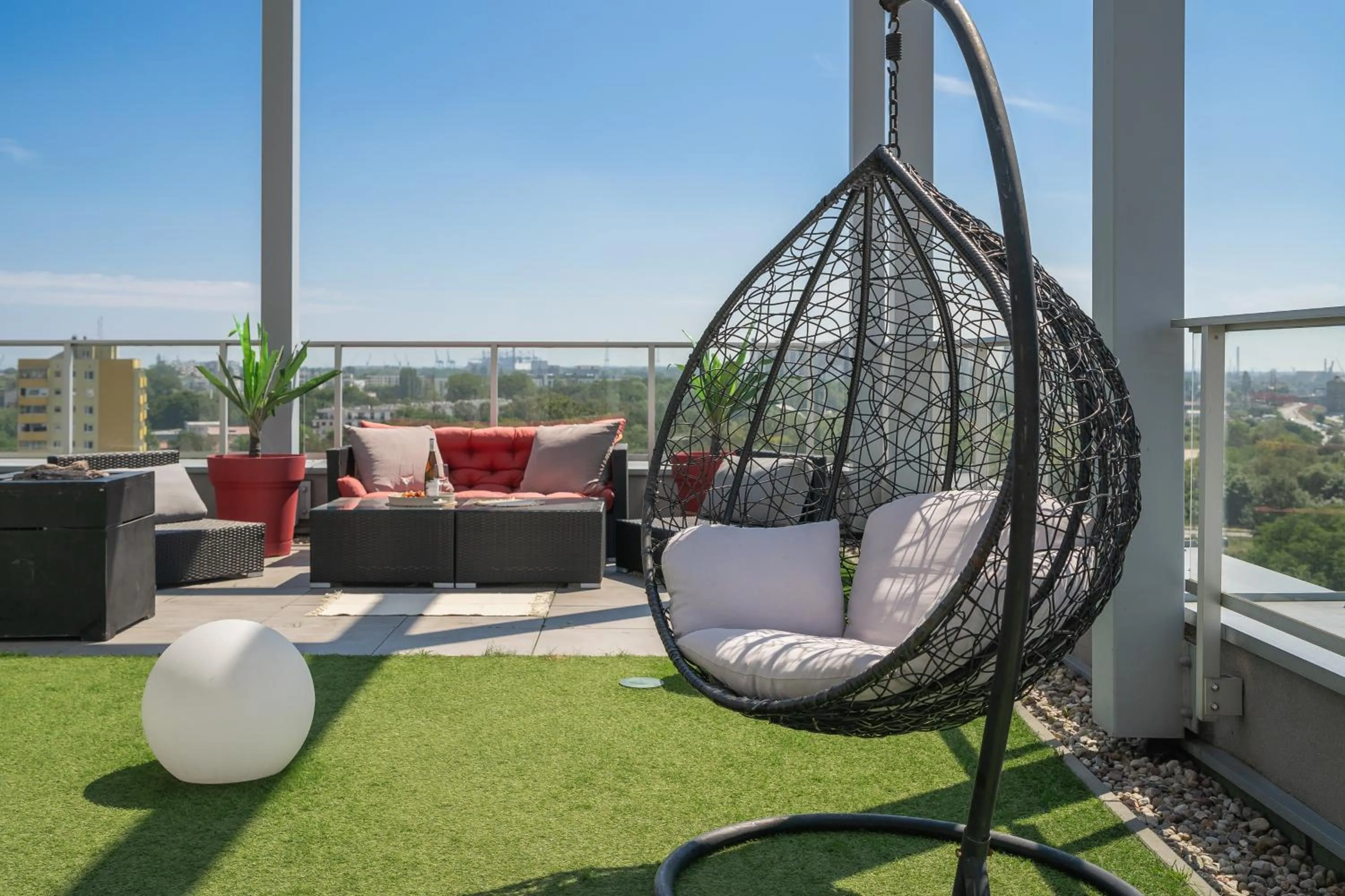 Balcony/Terrace in Symphony Baltica Towers Apartamenty