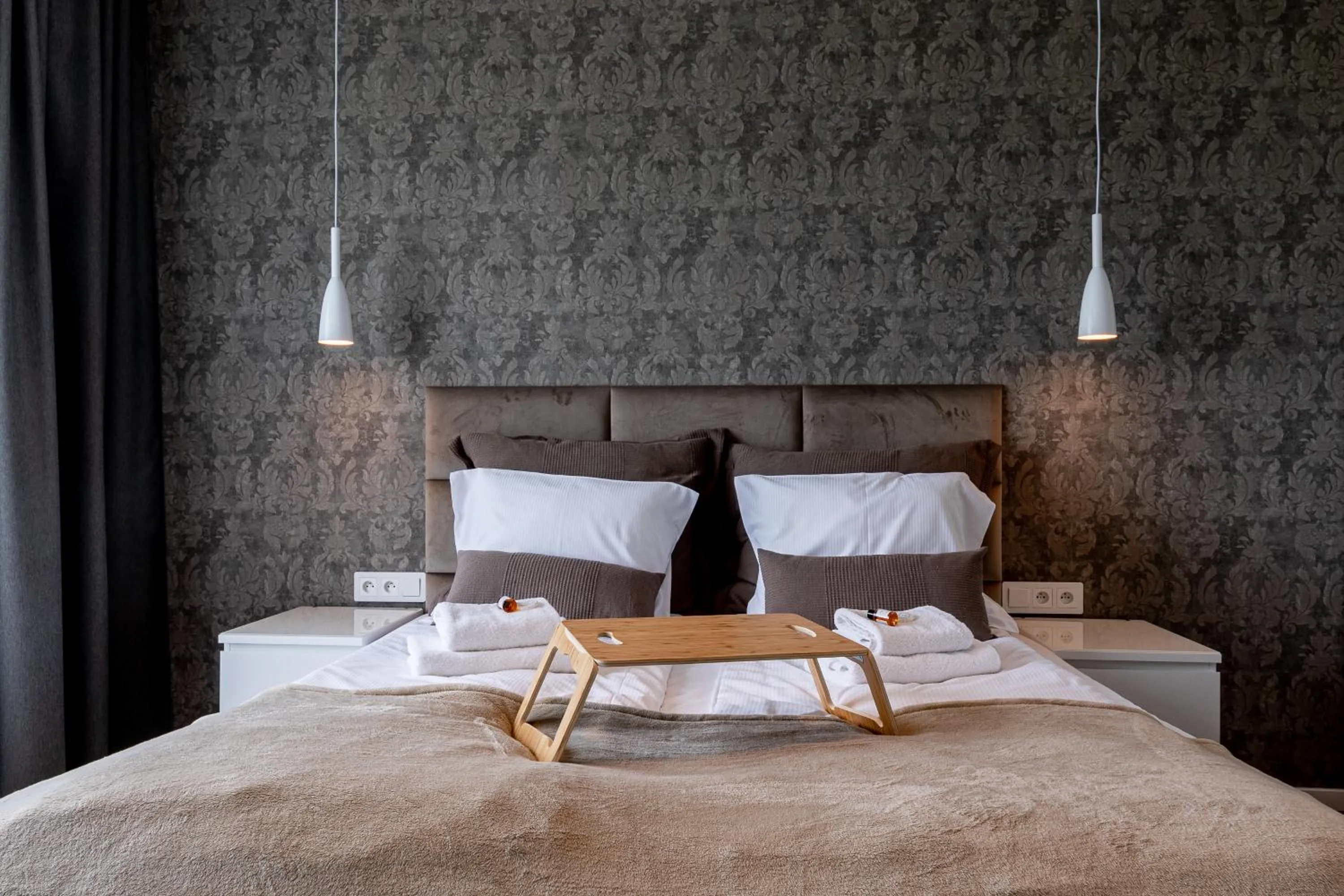 Bedroom, Bed in Symphony Baltica Towers Apartamenty