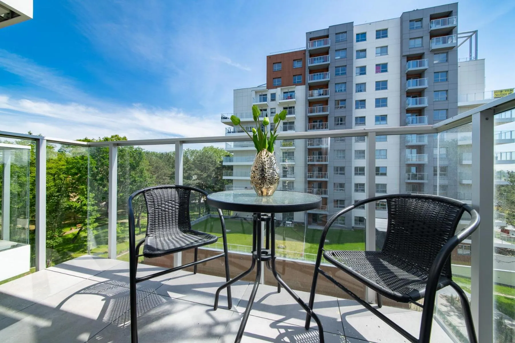 Balcony/Terrace in Symphony Baltica Towers Apartamenty