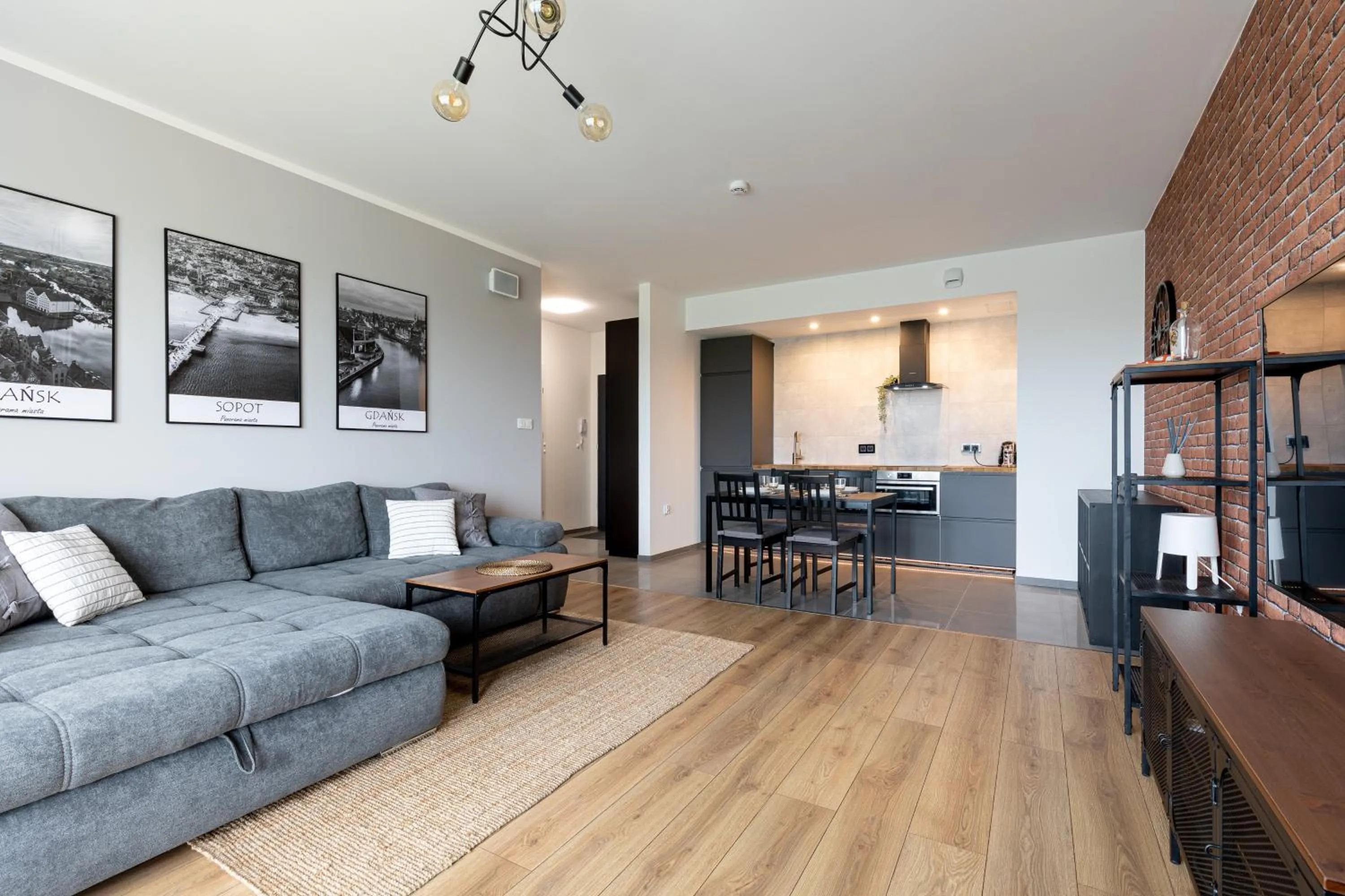 Living room in Symphony Baltica Towers Apartamenty