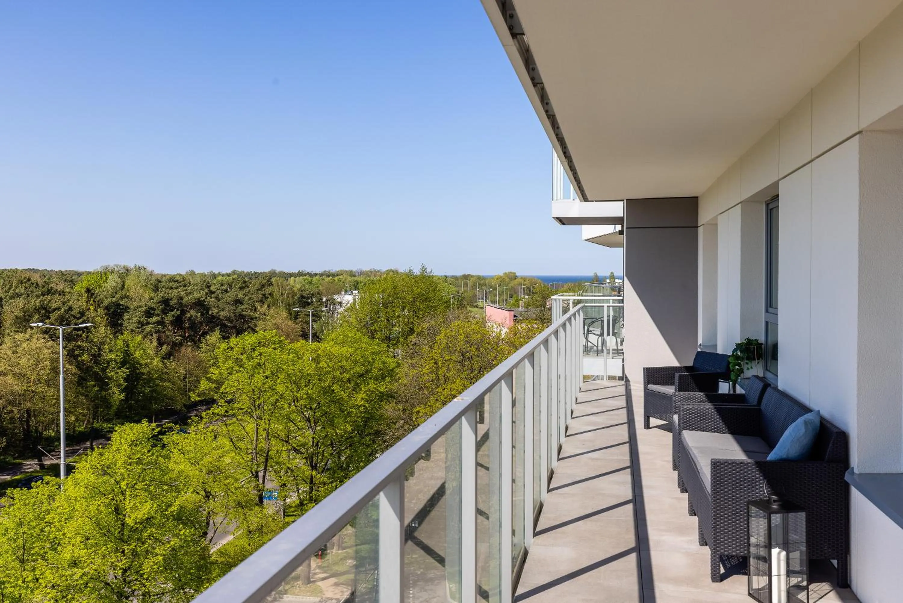 Balcony/Terrace in Symphony Baltica Towers Apartamenty