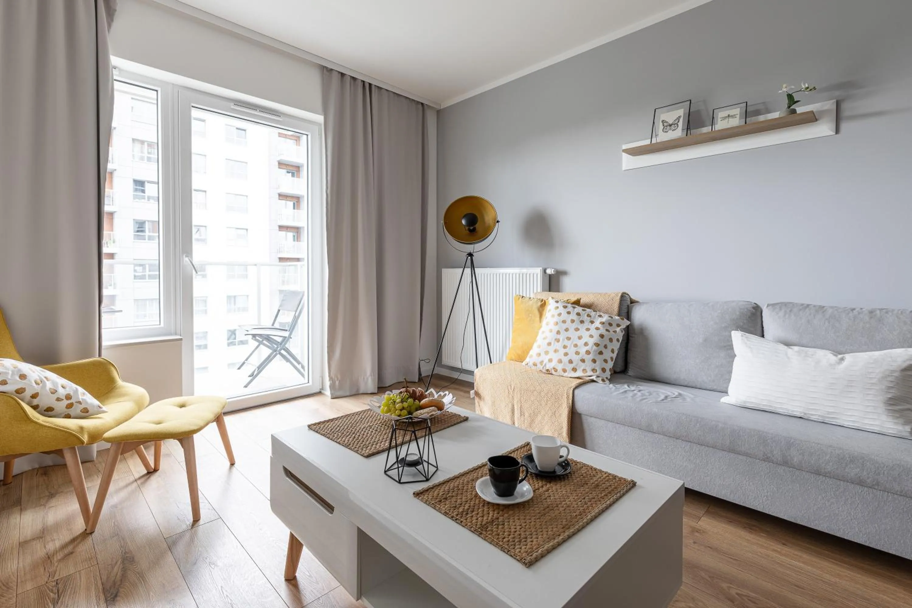 Living room in Symphony Baltica Towers Apartamenty