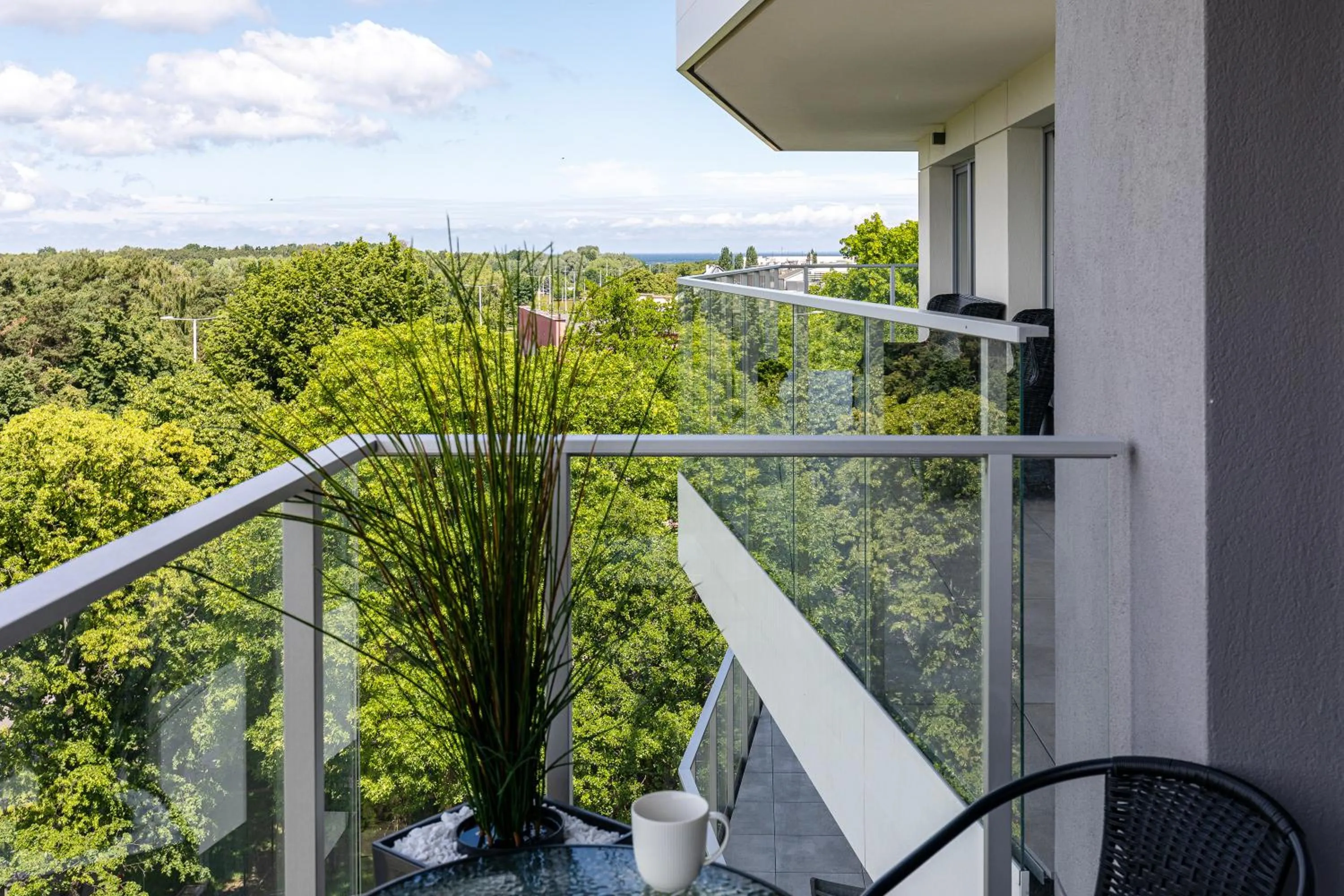 Balcony/Terrace in Symphony Baltica Towers Apartamenty