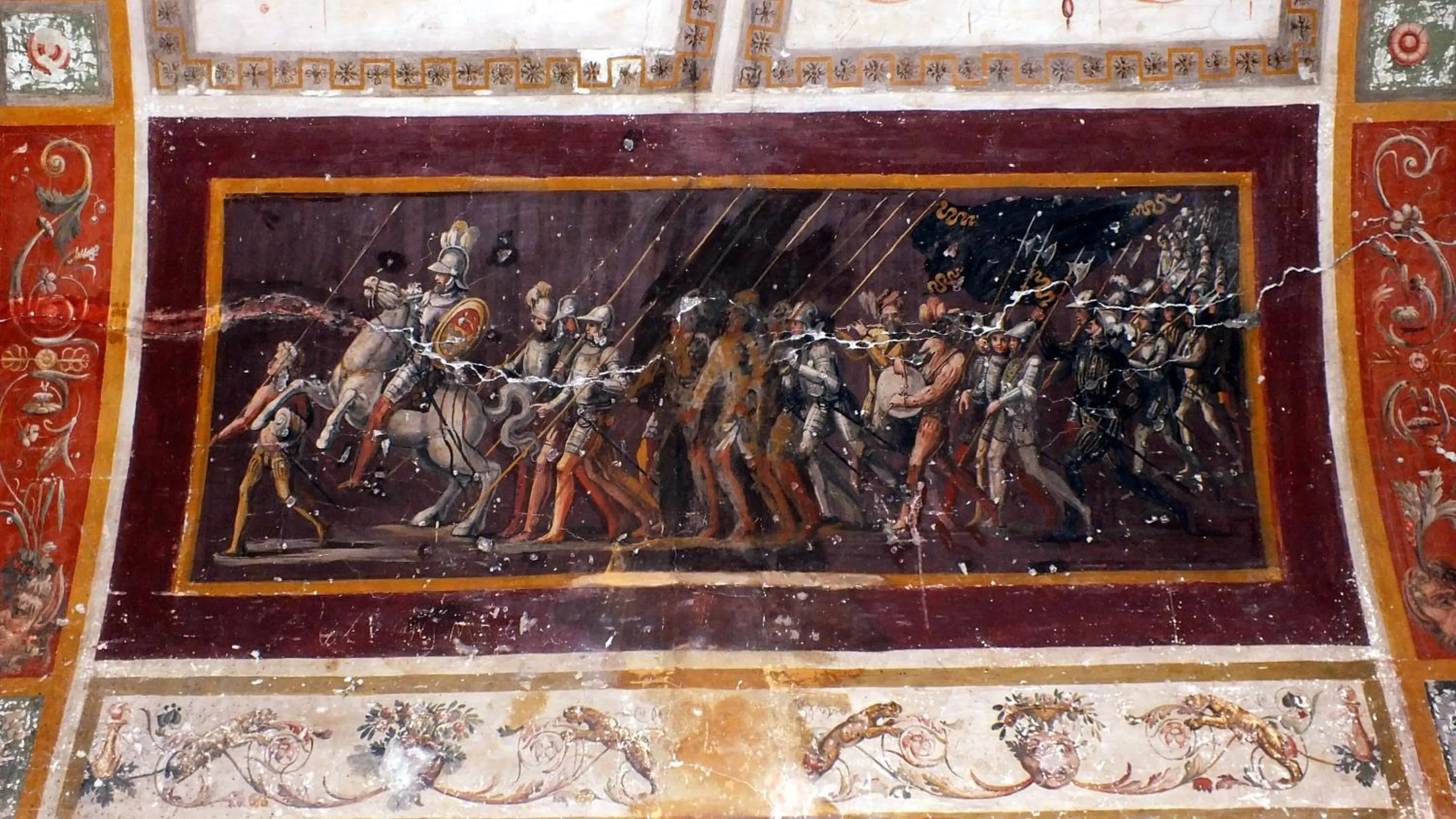 Decorative detail in Residenze Gregoriane - Residenza d'Epoca