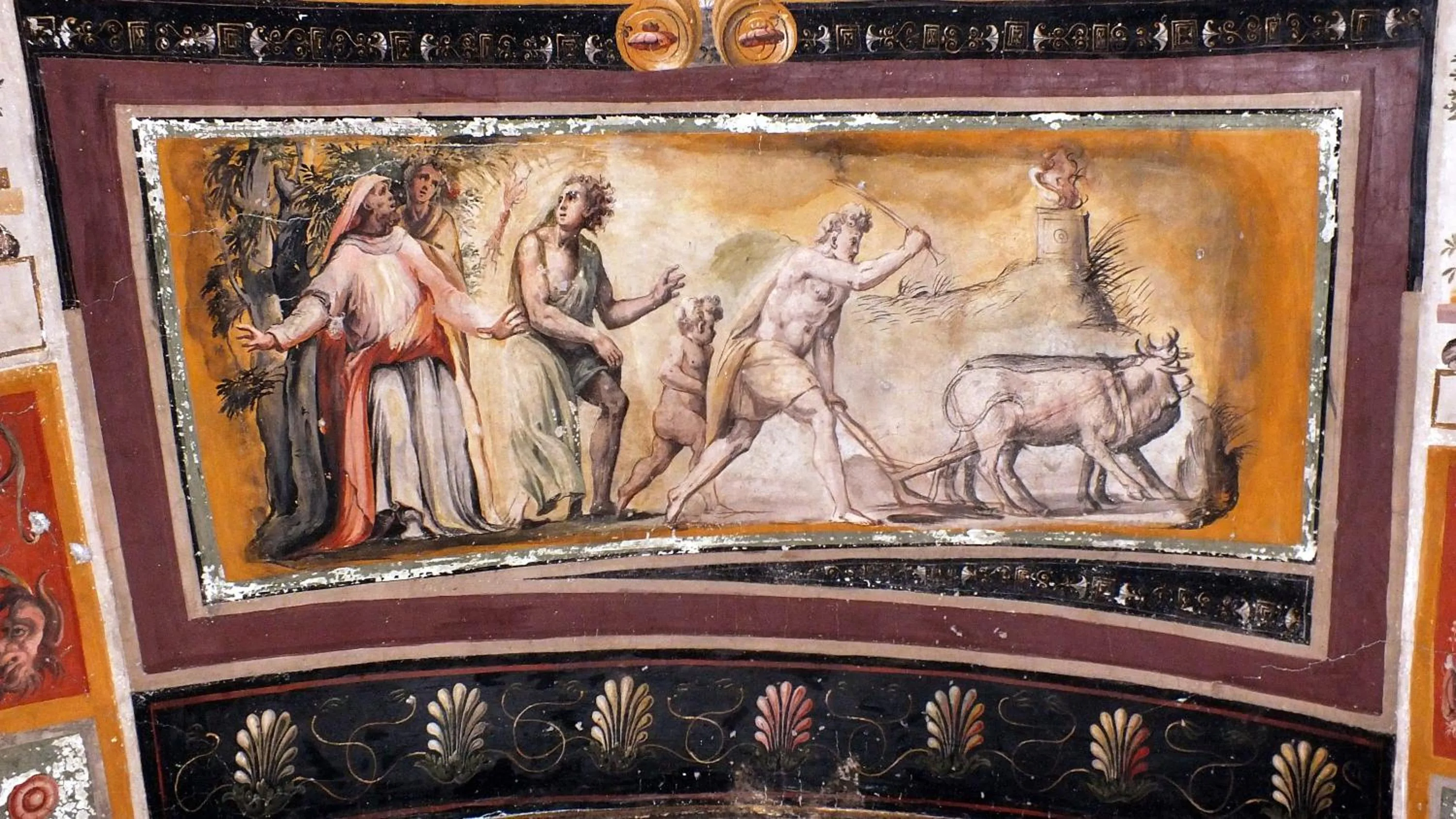 Decorative detail in Residenze Gregoriane - Residenza d'Epoca