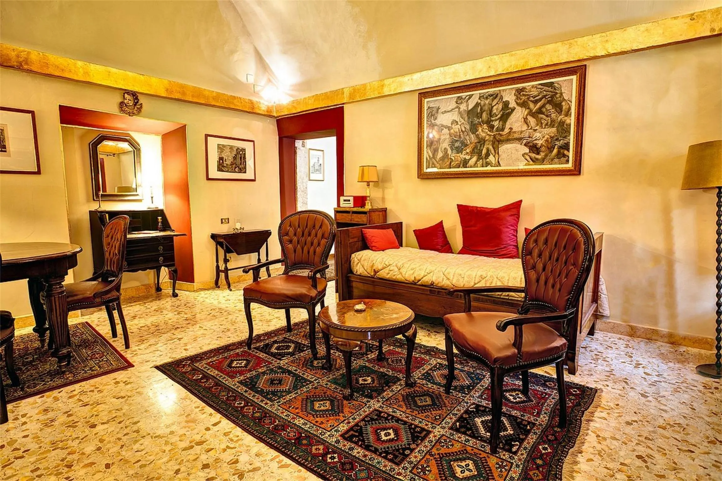 Bed in Residenze Gregoriane - Residenza d'Epoca