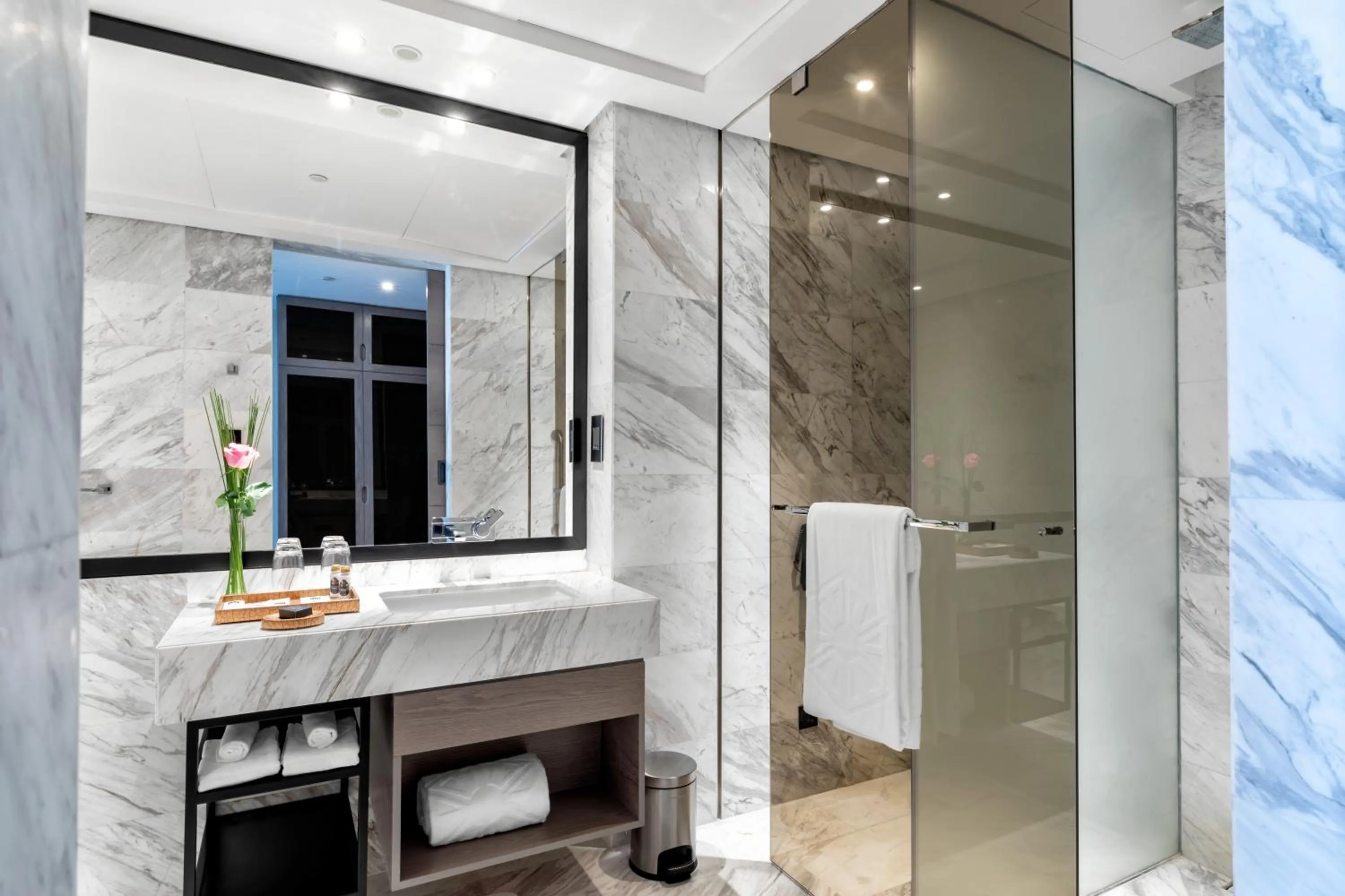 Shower in Taj Jumeirah Lakes Towers