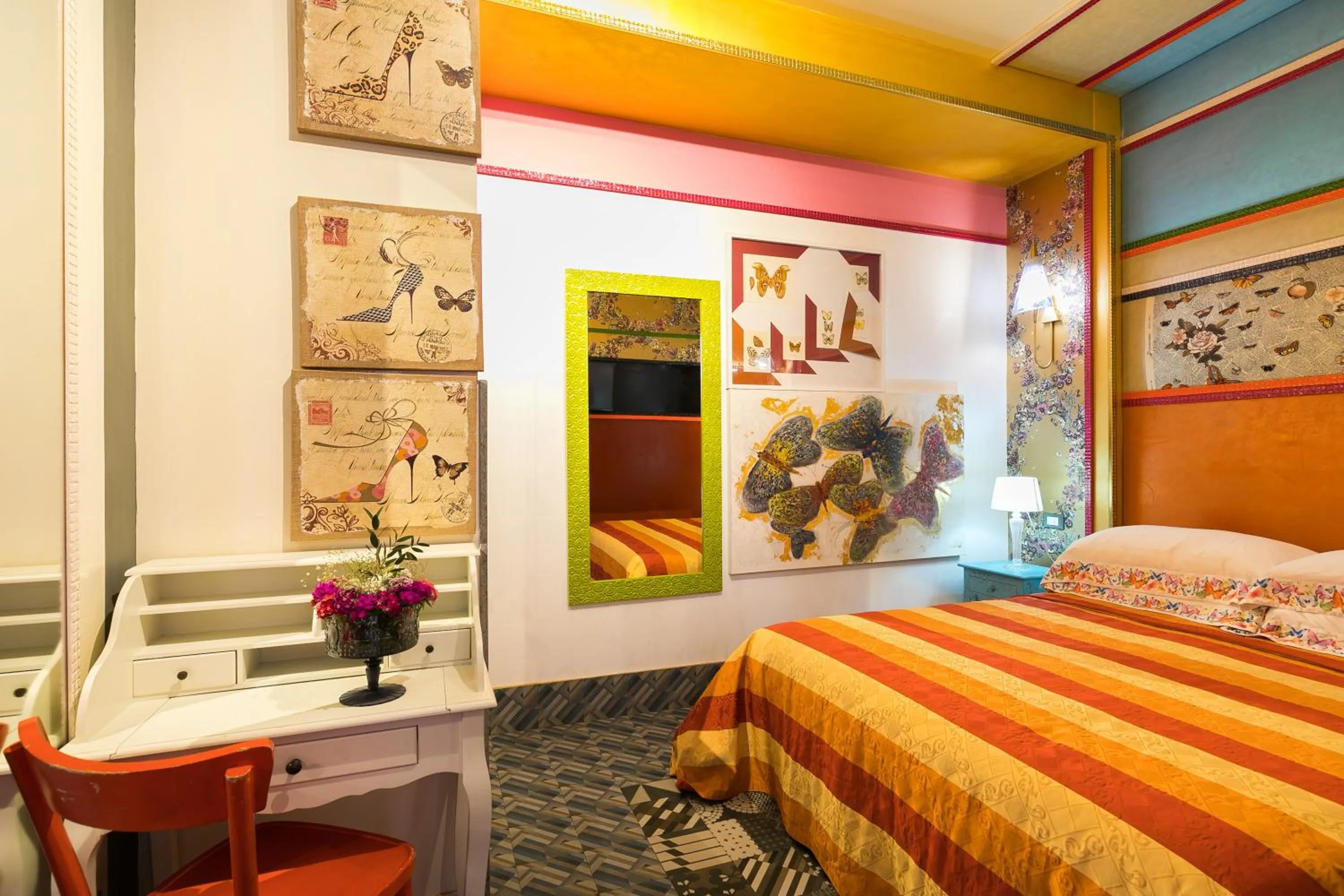 Bedroom, Bed in Appartamenti MarcoAurelio49