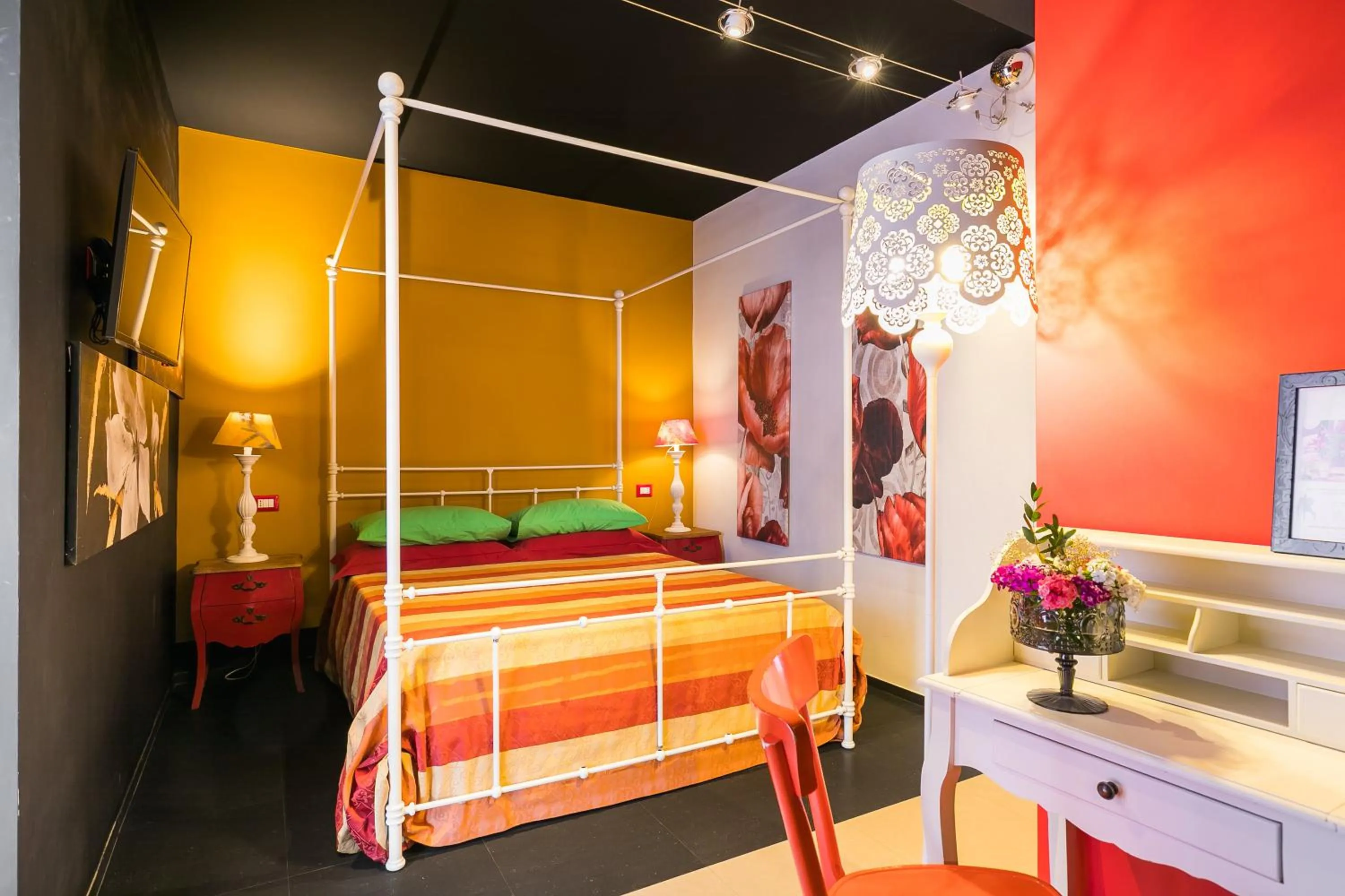 Bedroom, Bed in Appartamenti MarcoAurelio49