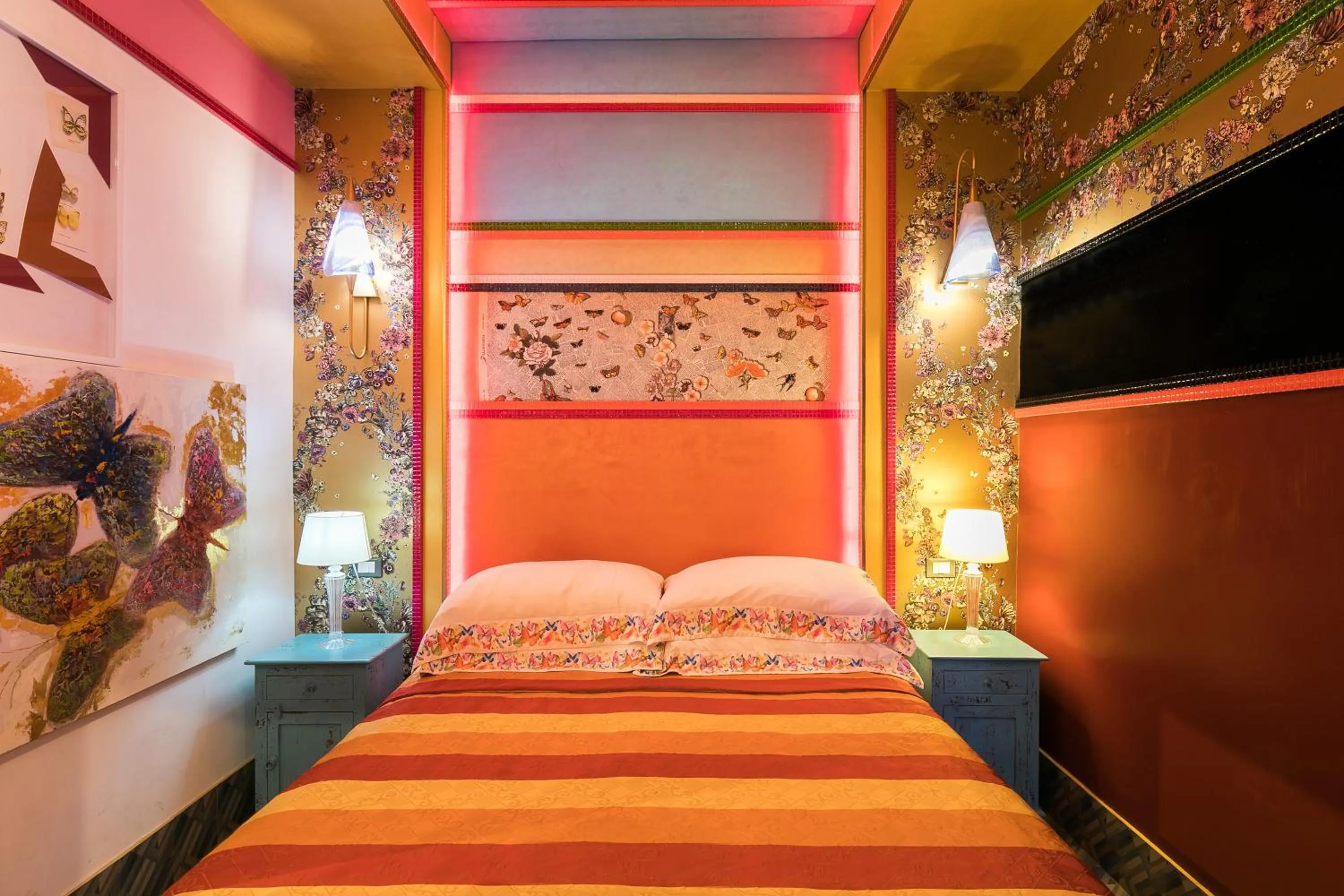 Bedroom, Bed in Appartamenti MarcoAurelio49