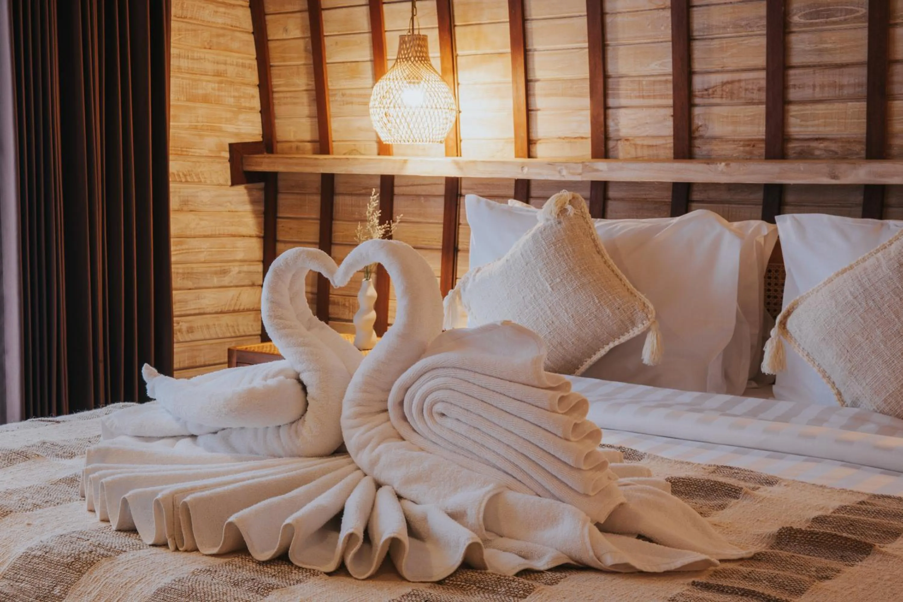 Bed in Ratan Uluwatu Hotel and Villas