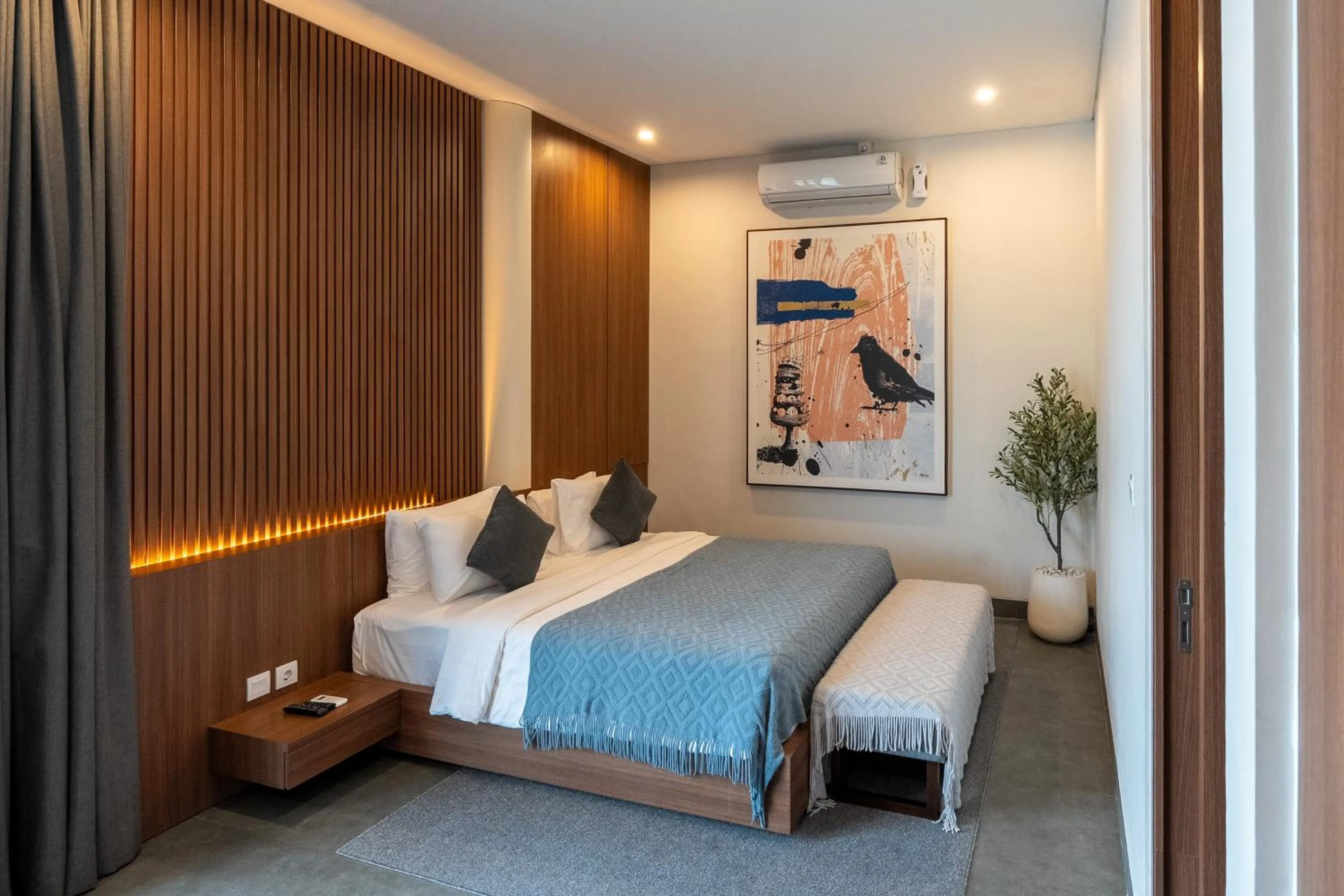 Bed in Ratan Uluwatu Hotel and Villas