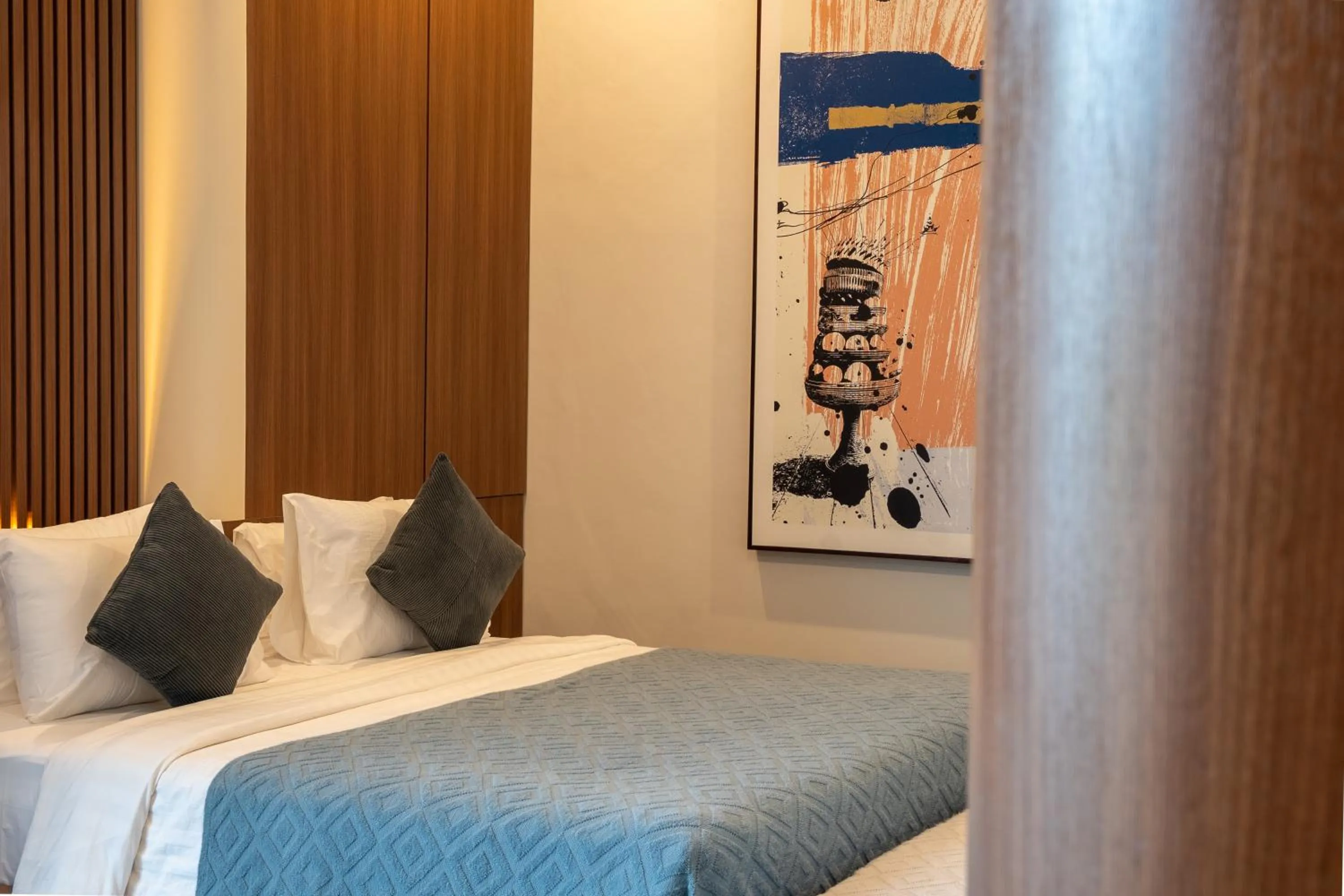 Bed in Ratan Uluwatu Hotel and Villas