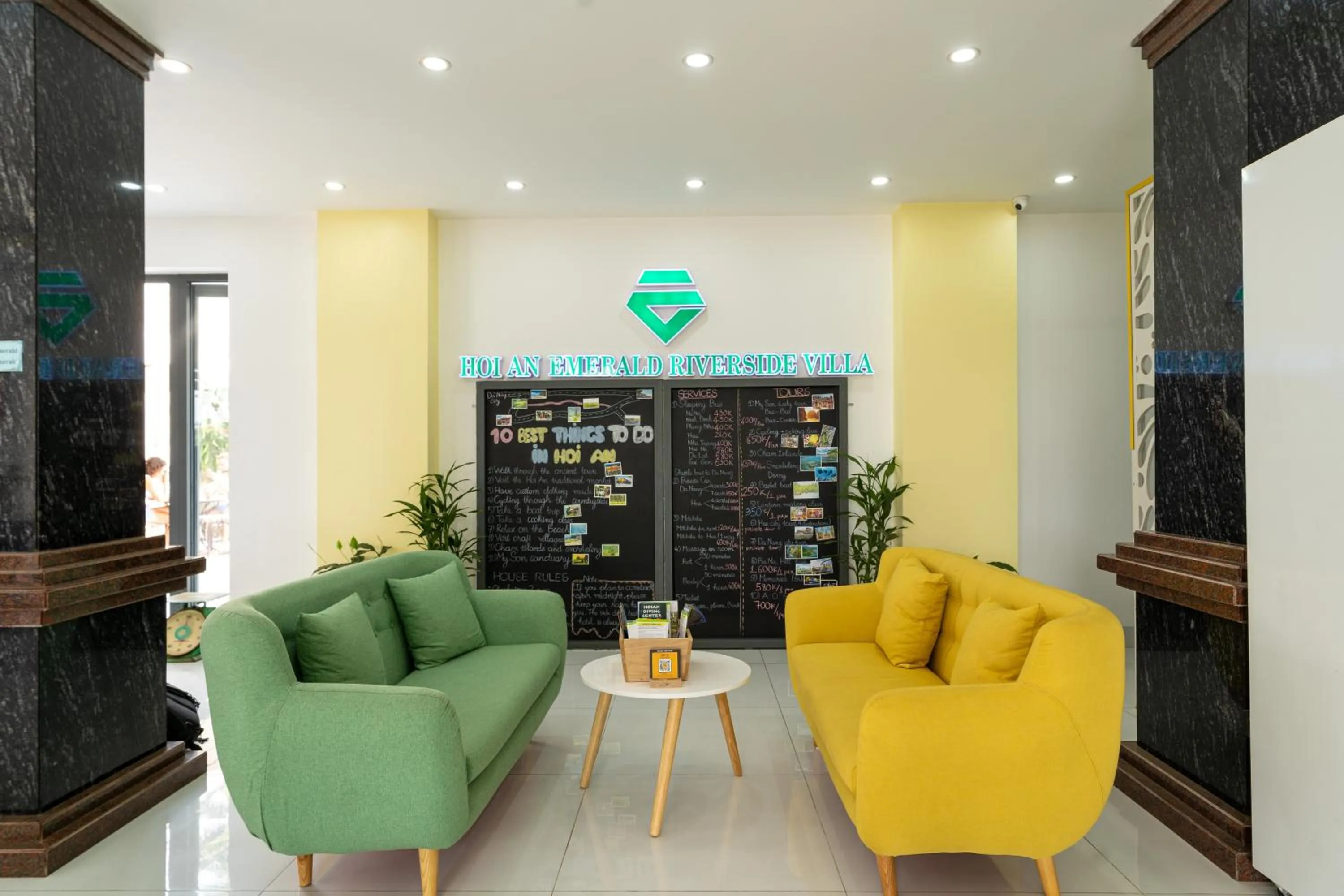 Living room in Haemer Villa Hoi An