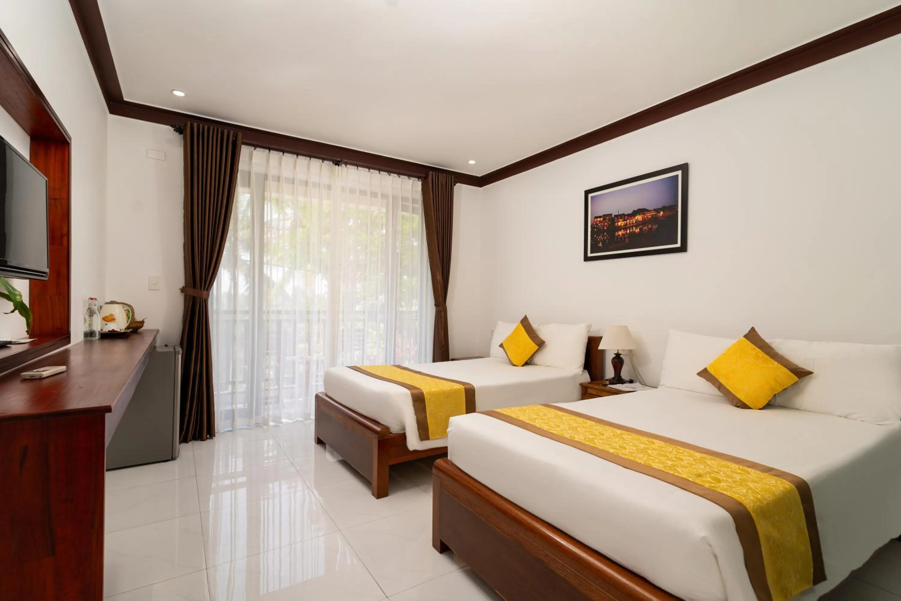 Bed in Haemer Villa Hoi An