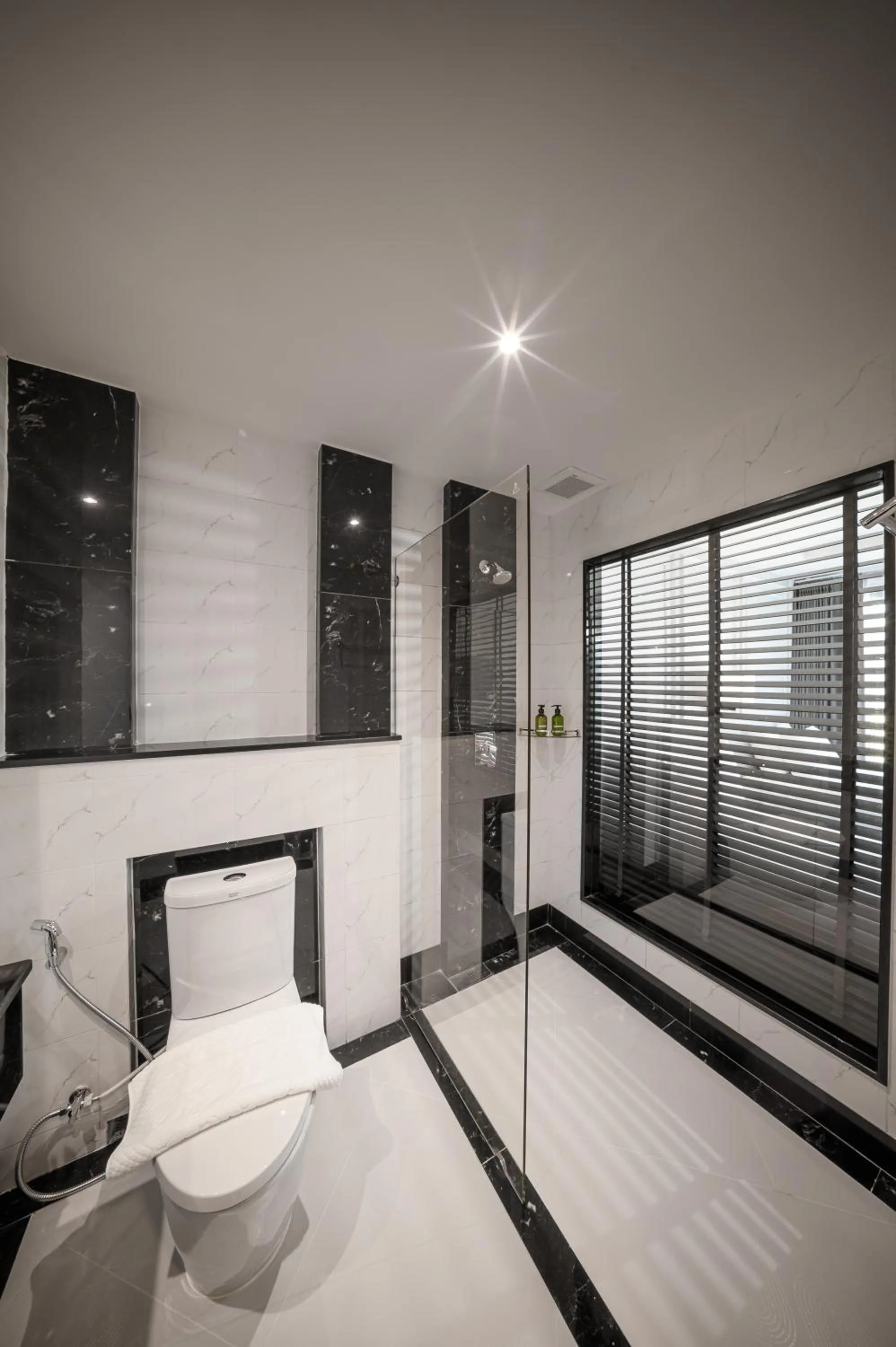 Bathroom, Bed in The Wing Boutique Hotel