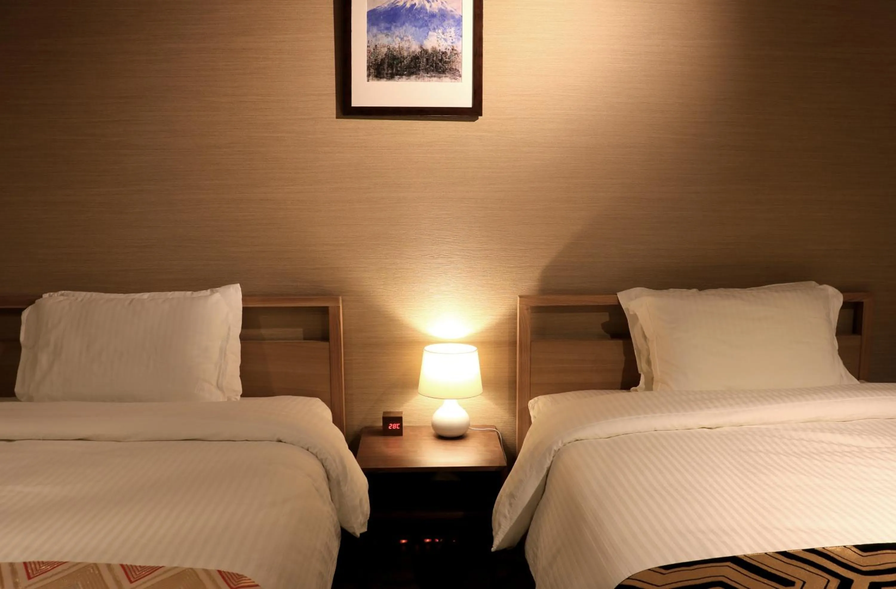 Bed in Hotel Traveling Bridge Nijojo