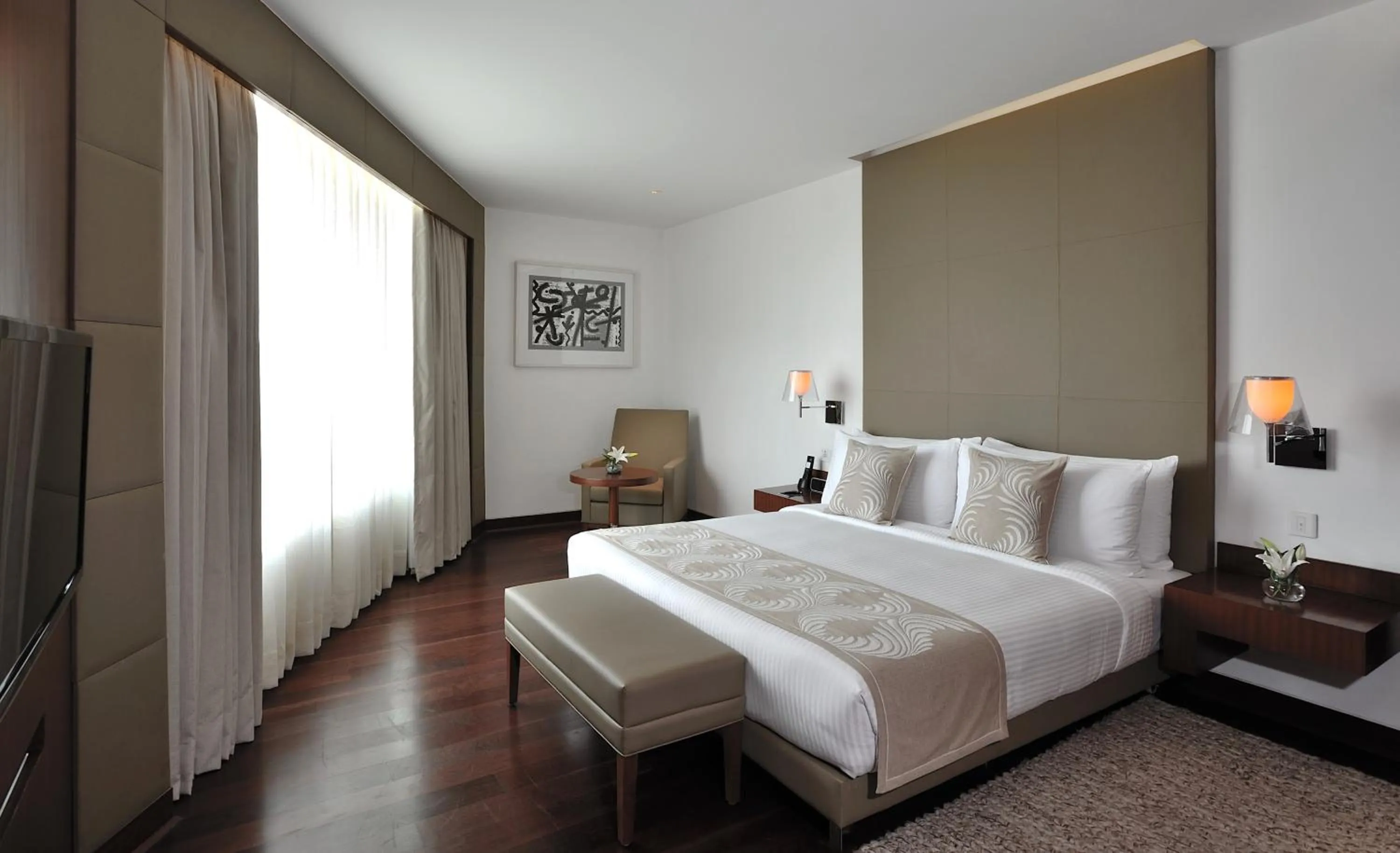 Photo of the whole room, Bed in The Anya Hotel-Golf Course Road