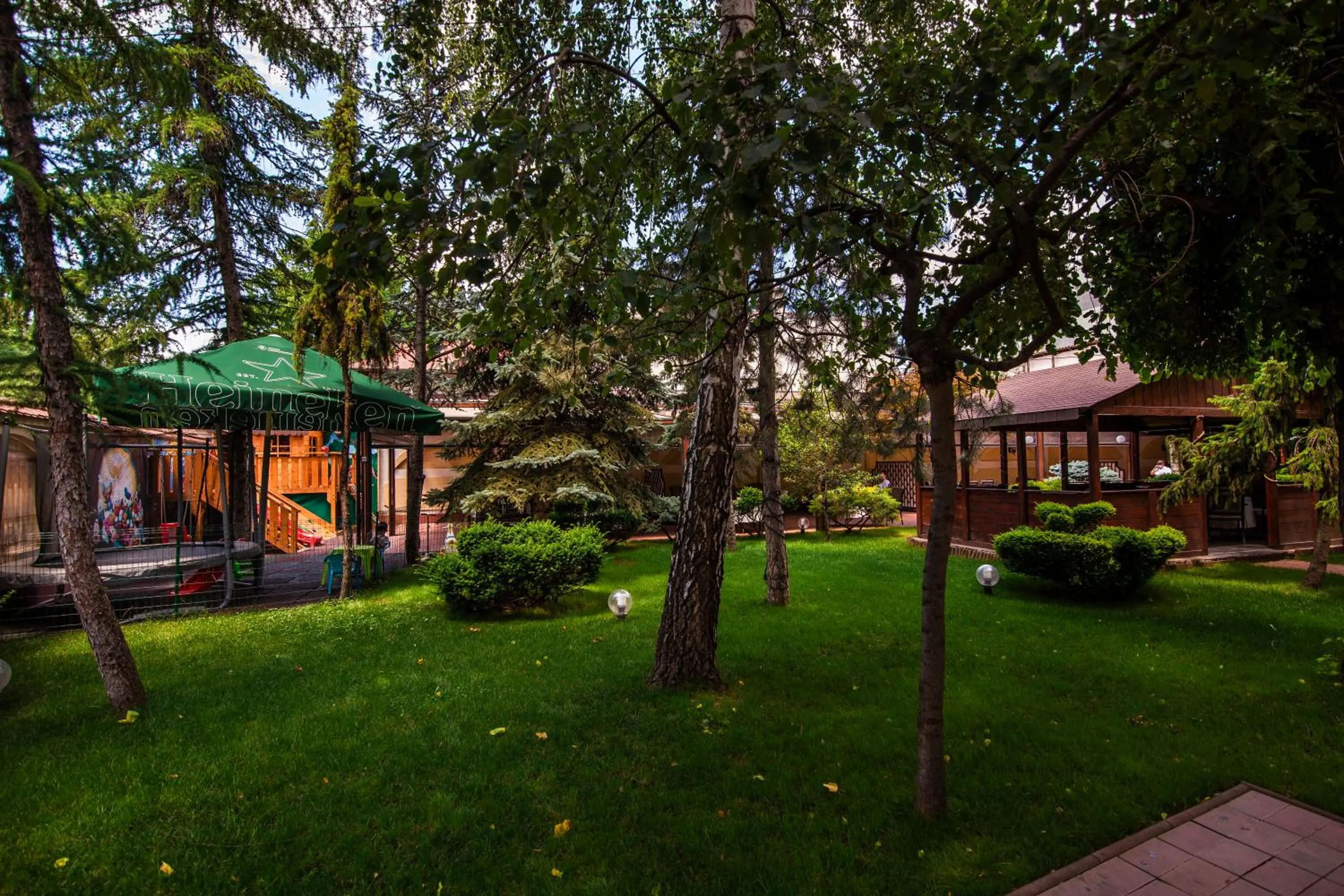 Garden in Hotel Golden House