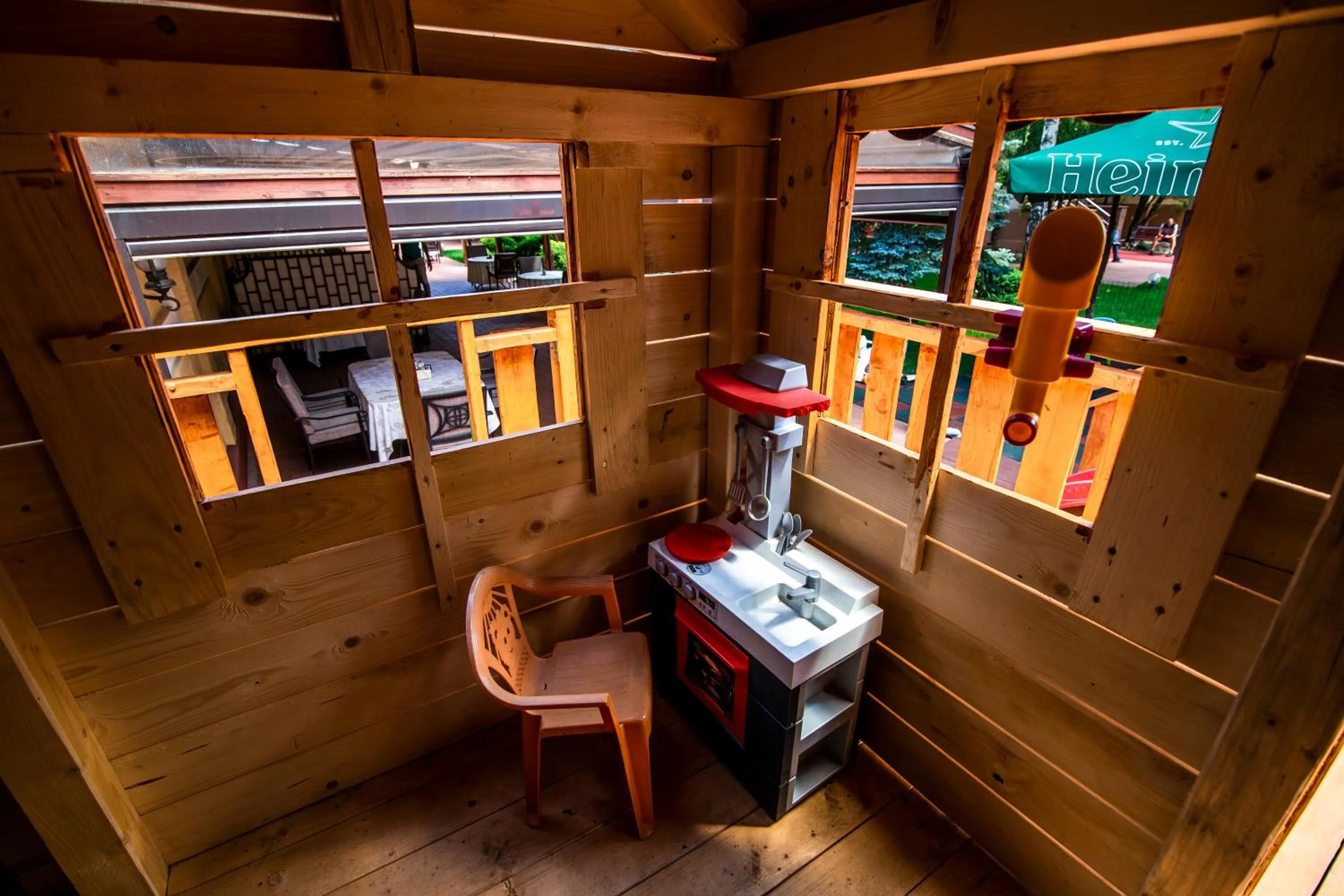 Children play ground in Hotel Golden House